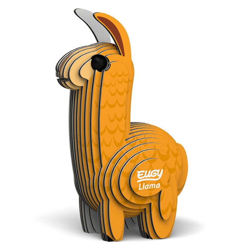 EUGY 3D Cardboard Kit Set Model - 034 Llama