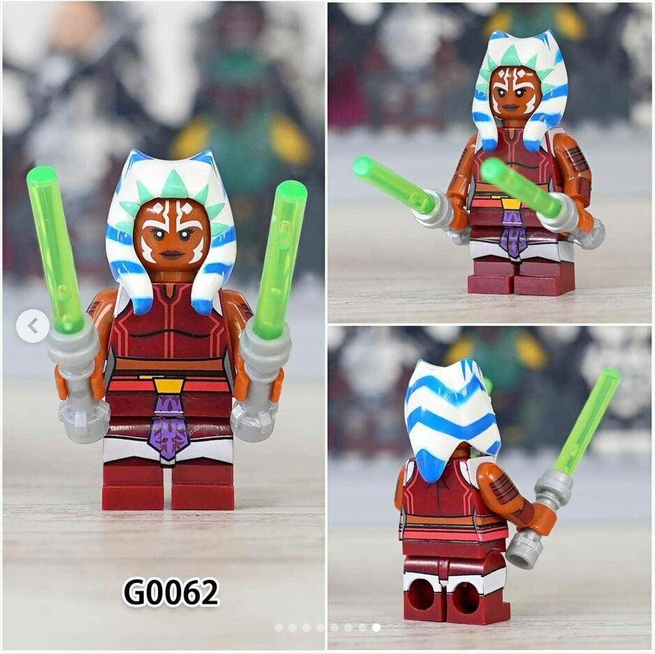 Ahsoka Tano Star Wars Custom Minifigures Minifigs Fit Lego G0062