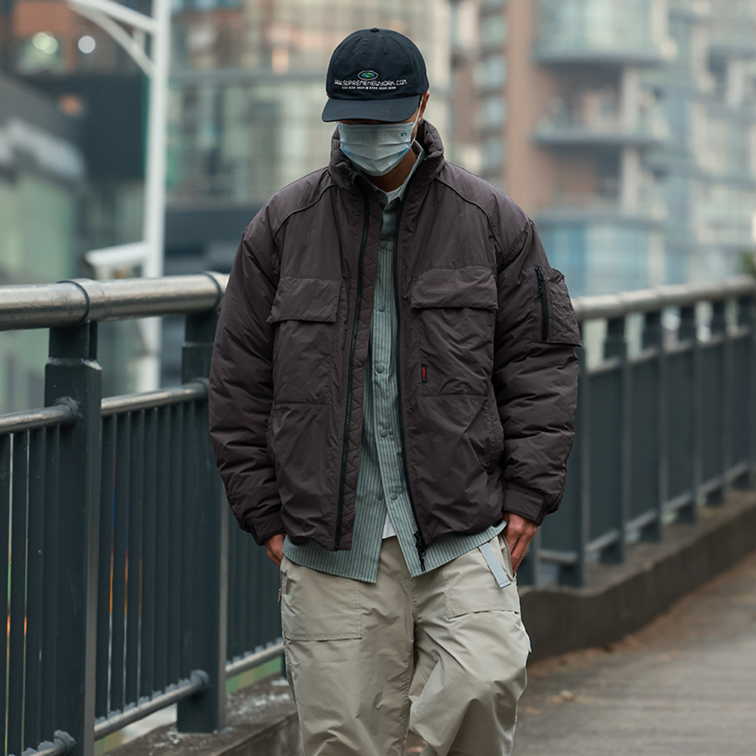 PIN SKTBS Outdoor Padded Jacket 鋪棉 多口袋 登山外套