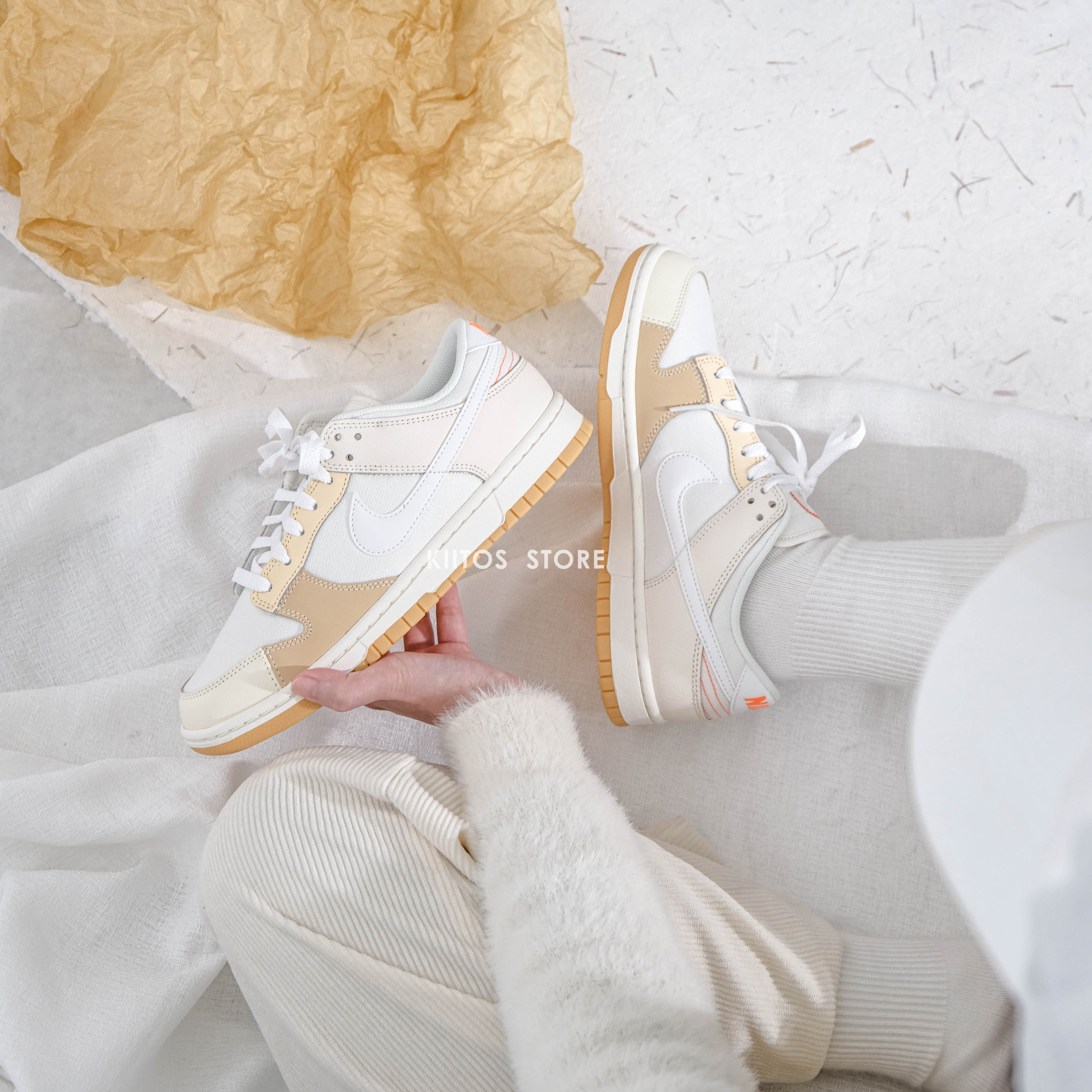 Nike Dunk Low Patchwork "Pale Vanilla and Sail" 拼接 沙灘晨曦 FJ5475-100