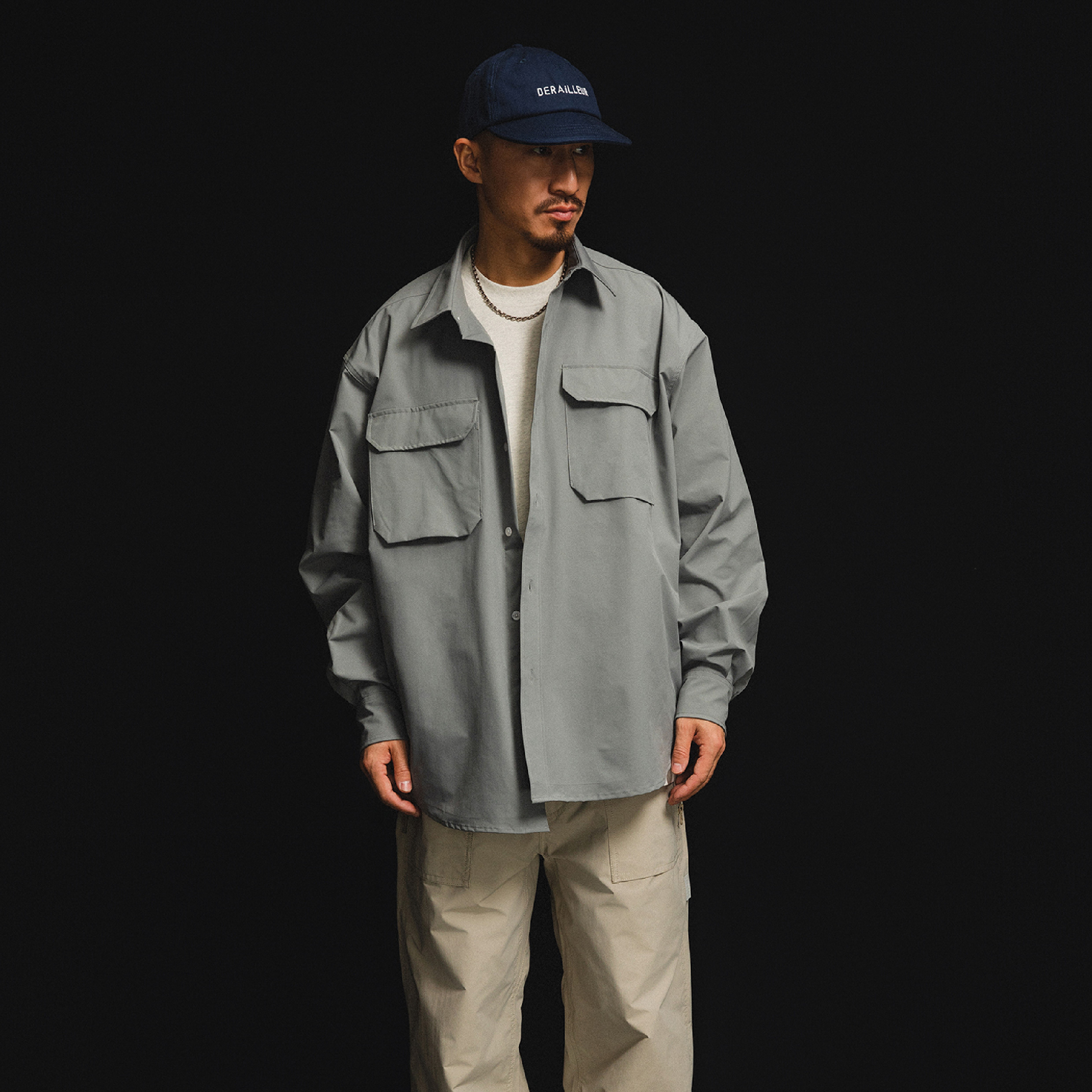 PIN SKTBS Waterproof Shirts 防潑水 雙口袋 長袖襯衫