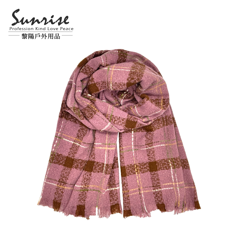 英倫格紋線條圍巾 (兩色) 圍巾/保暖/圍脖/休閒旅遊 43CXZ27576