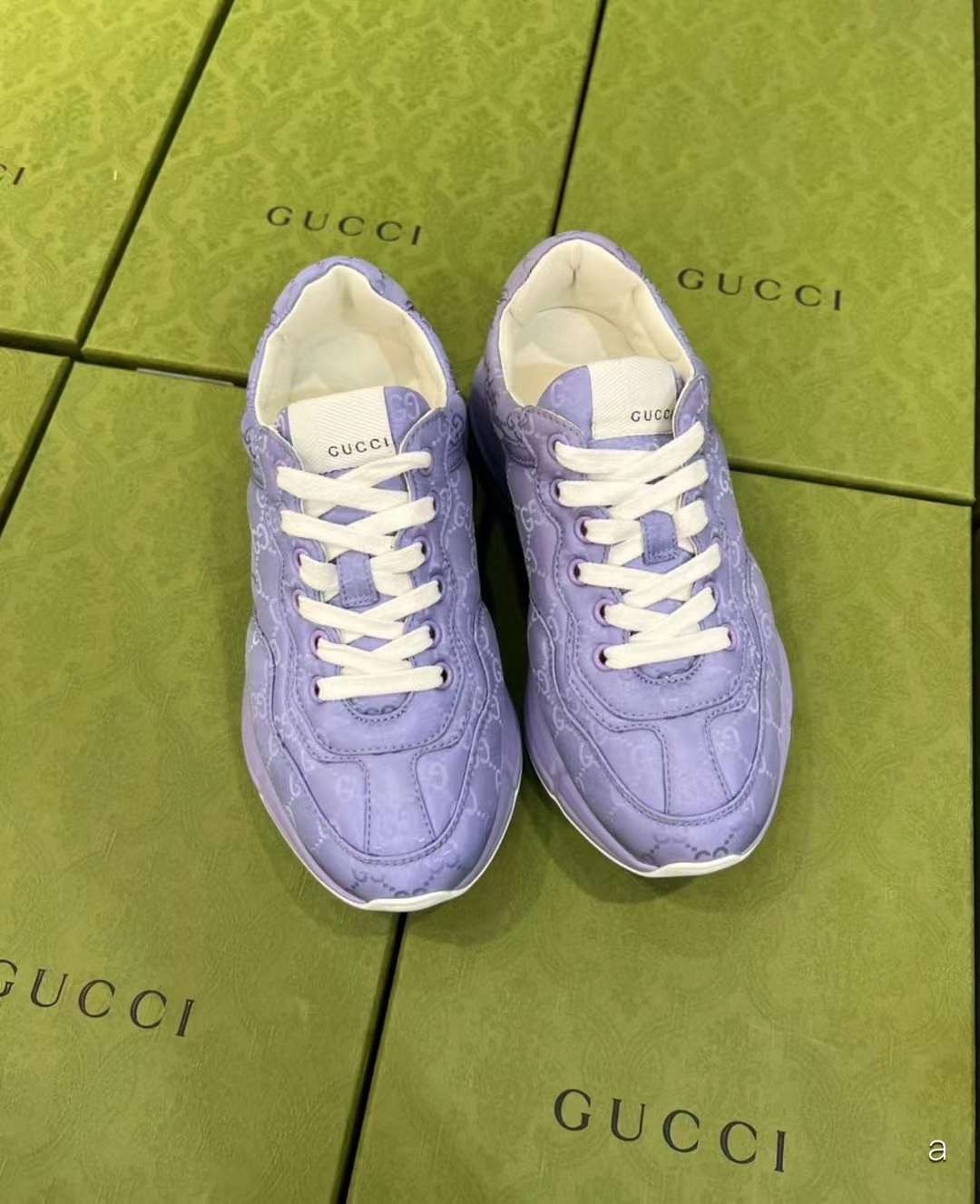 Gucci 香芋紫色運動鞋 -M