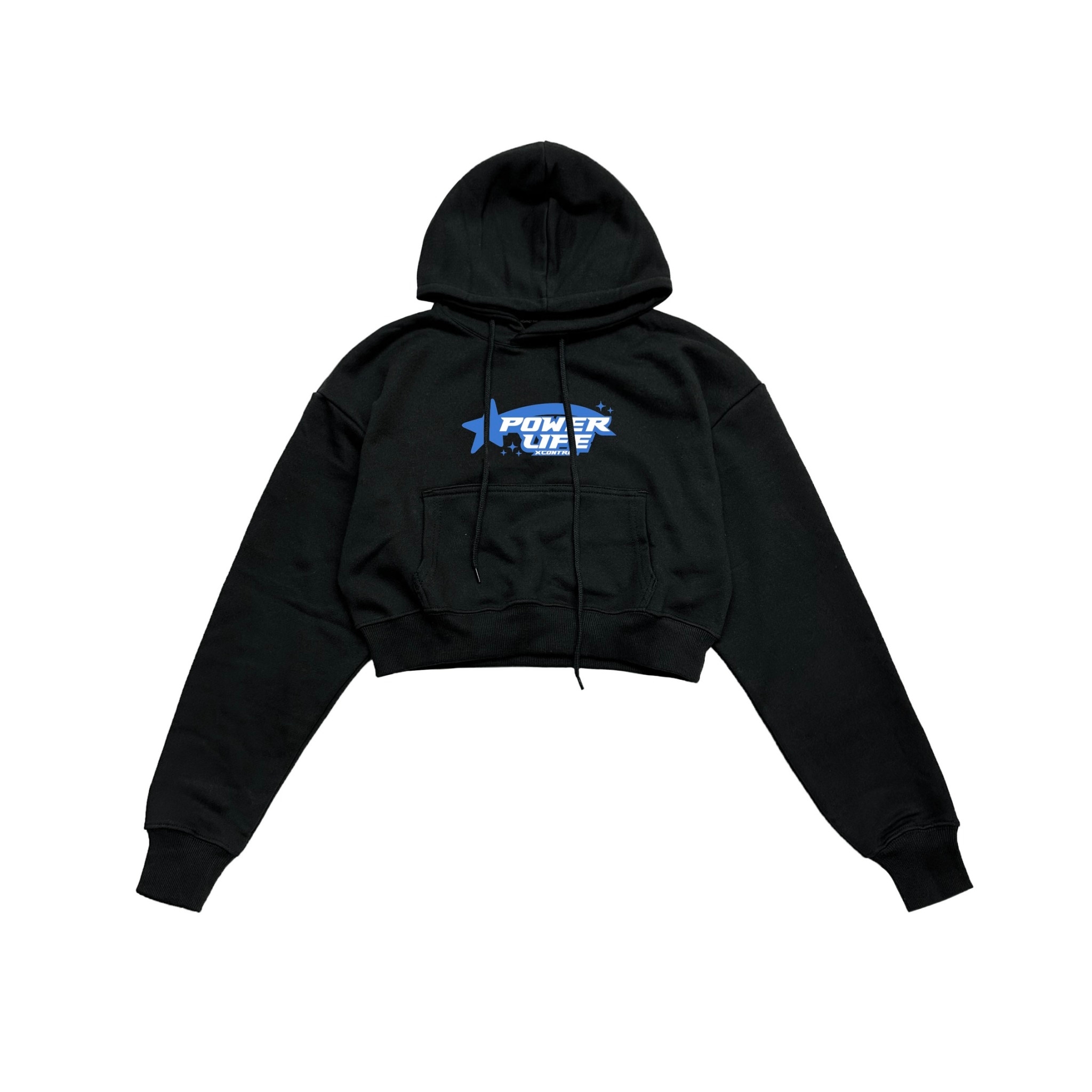 XCTRL 流星短版帽T-黑