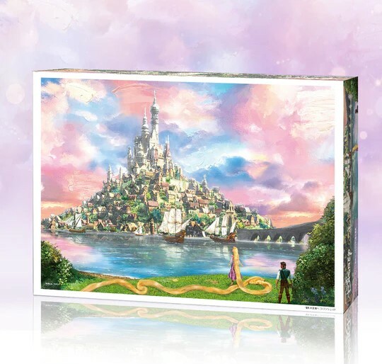 長髮公主-致嚮往的王國 (畫布紋理)