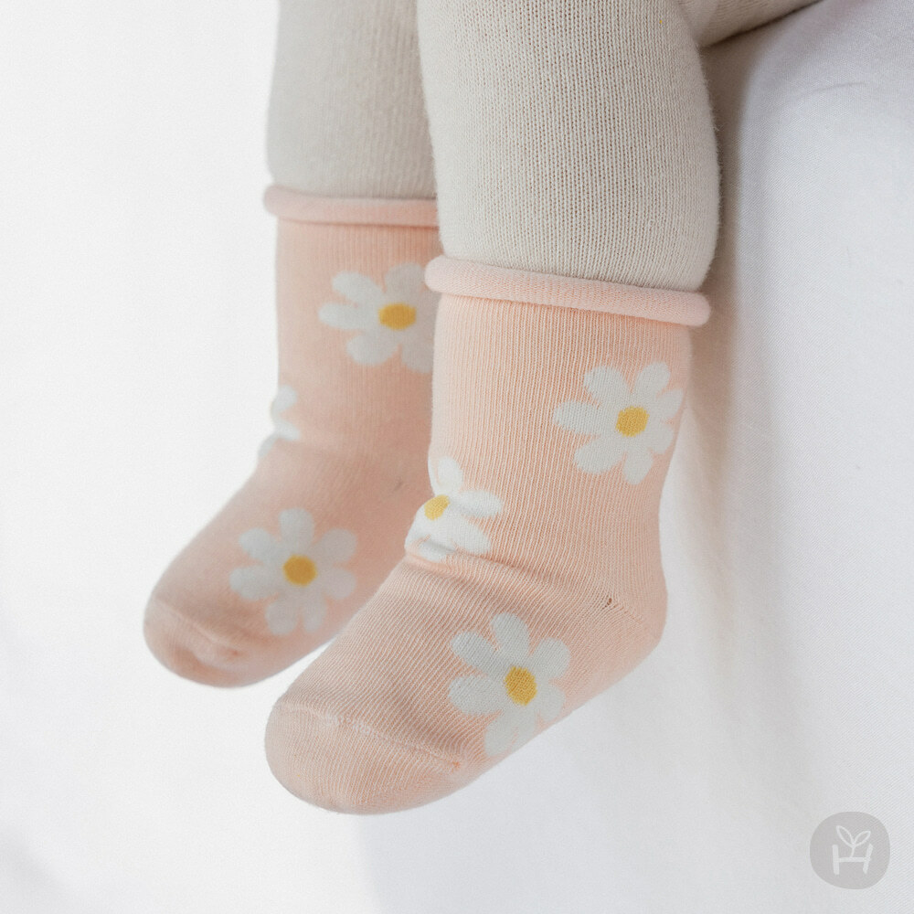Happy Prince◼︎Floel 花花滾邊襪襪
