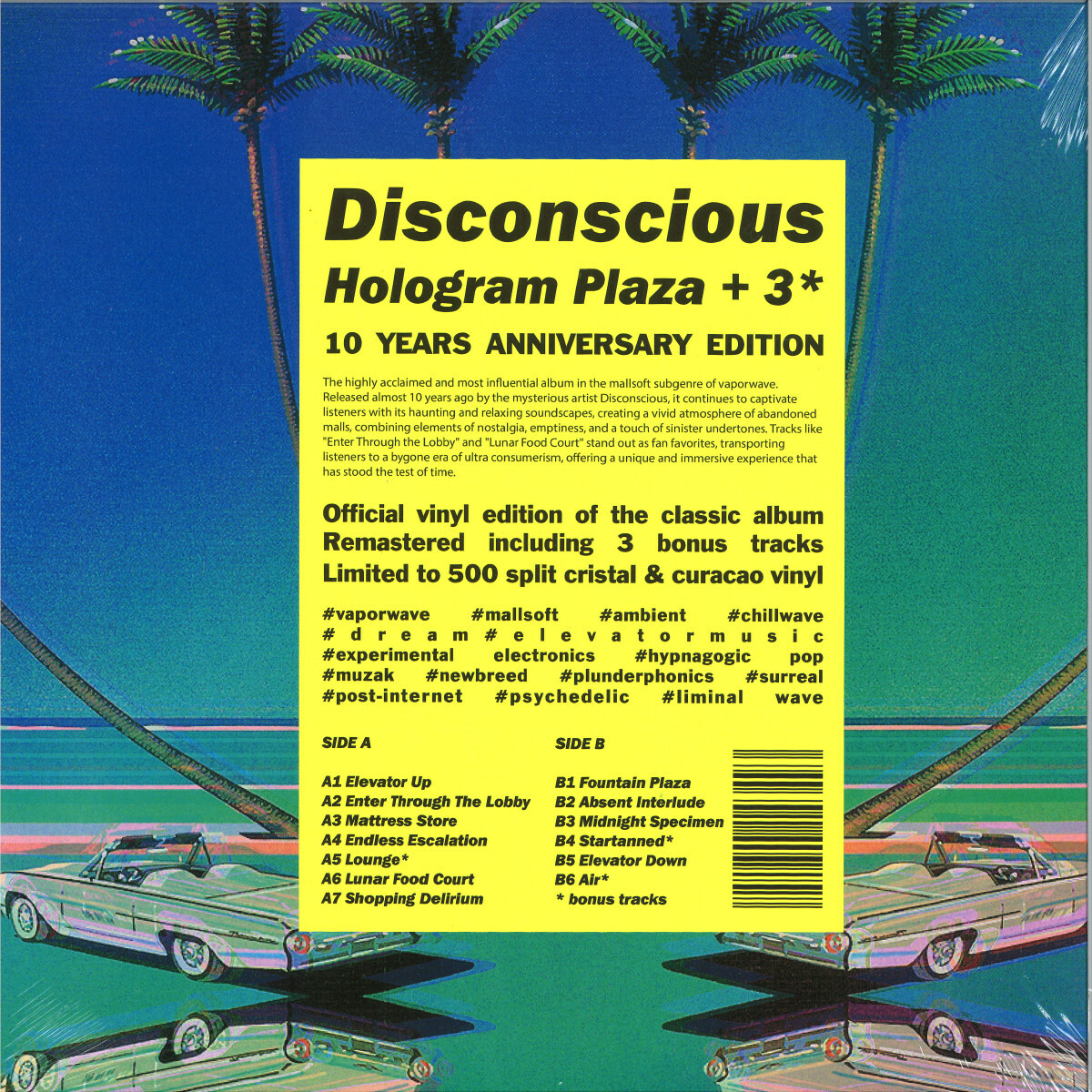 Disconscious《Hologram Plaza + 3》（彩膠LP）
