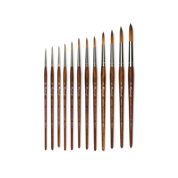 法國 Raphael 拉斐爾 8504 PRECISION 精細仿貂圓頭纖維筆 6/0-10號