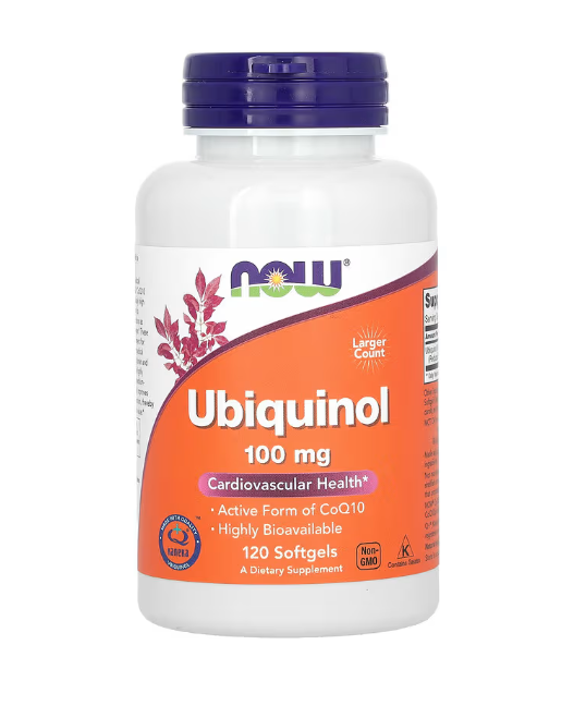 [預購] Now 天然還原型 Ubiquinol 100毫克 120粒