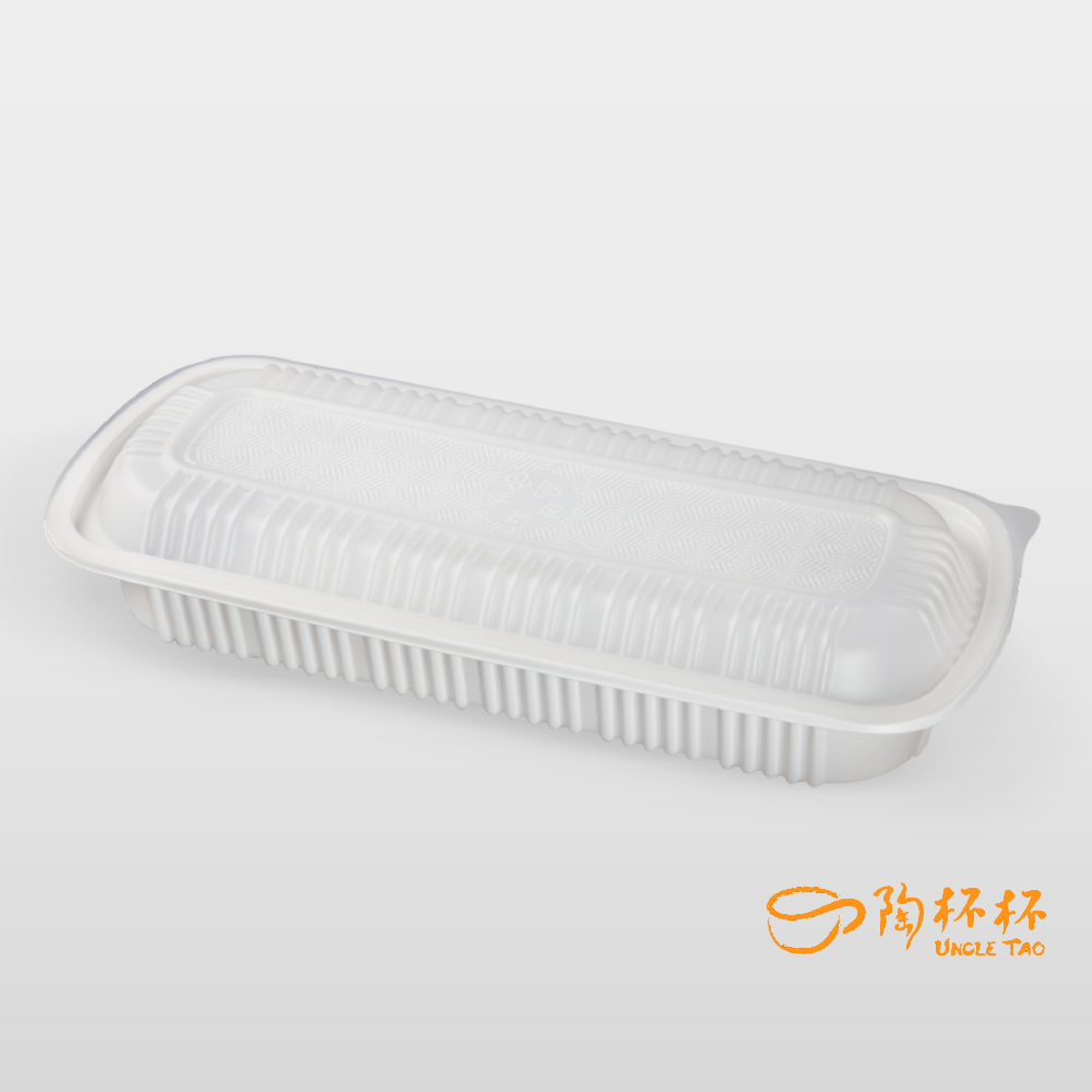 年菜盒 長型 底+蓋2200ml50組入 長方形外帶盒 0305AB【陶杯杯瓷器】餐具餐盤便當盒餐盒碗盤杯筷台灣現貨
