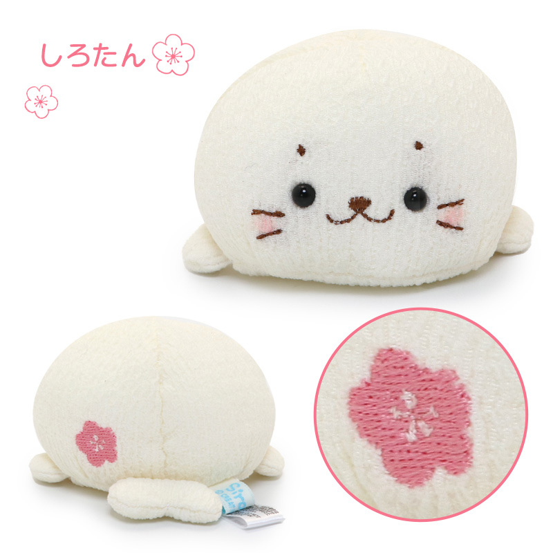 Sirotan絨毛娃娃 掌心（小白／Rakkoinu）