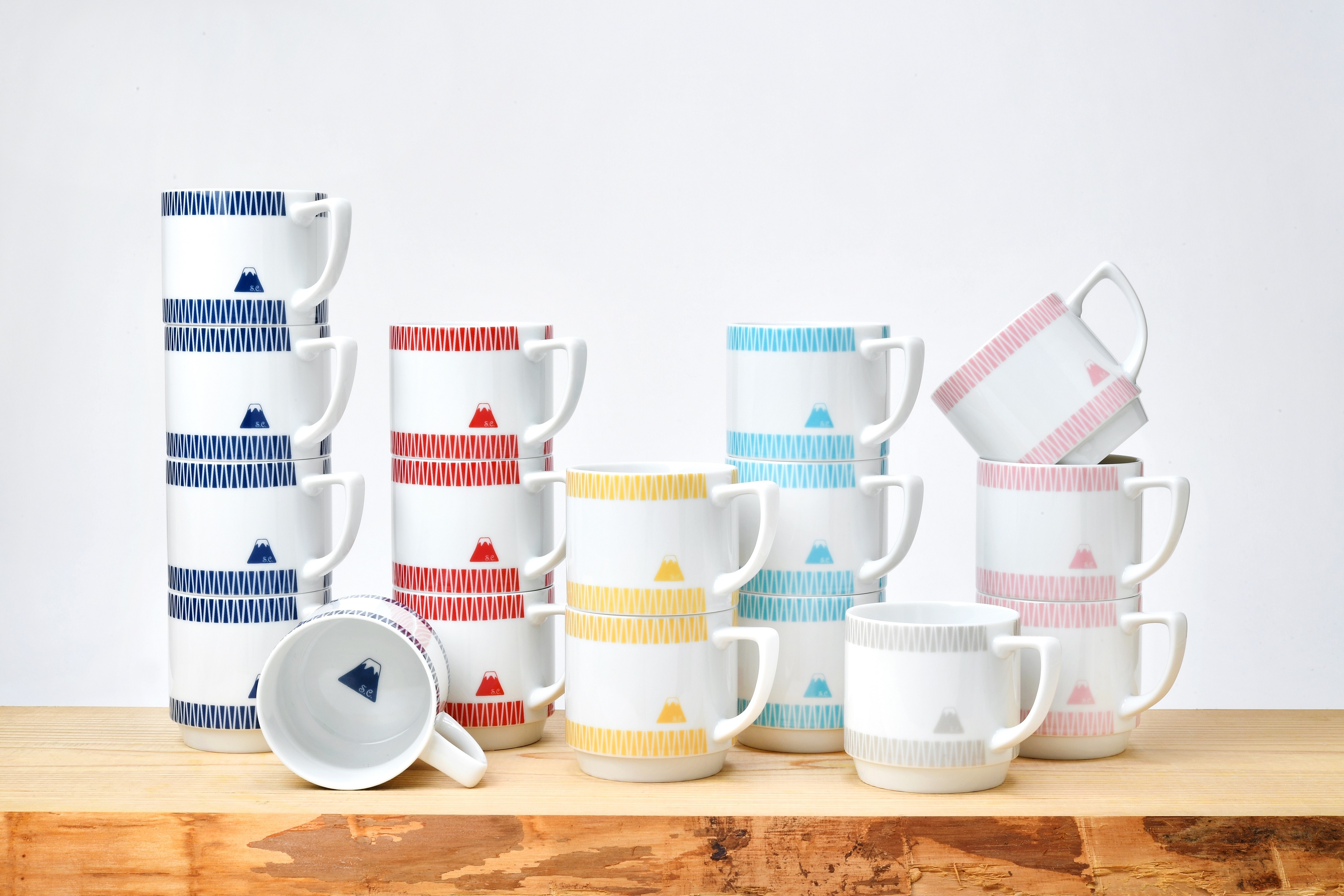 SWEETS CRAFT 日本富士山系列馬克杯 銀色