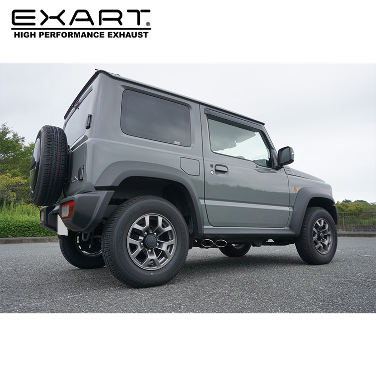 EXART ONE 排氣管(左右側排) SUZUKI JIMNY 2019-