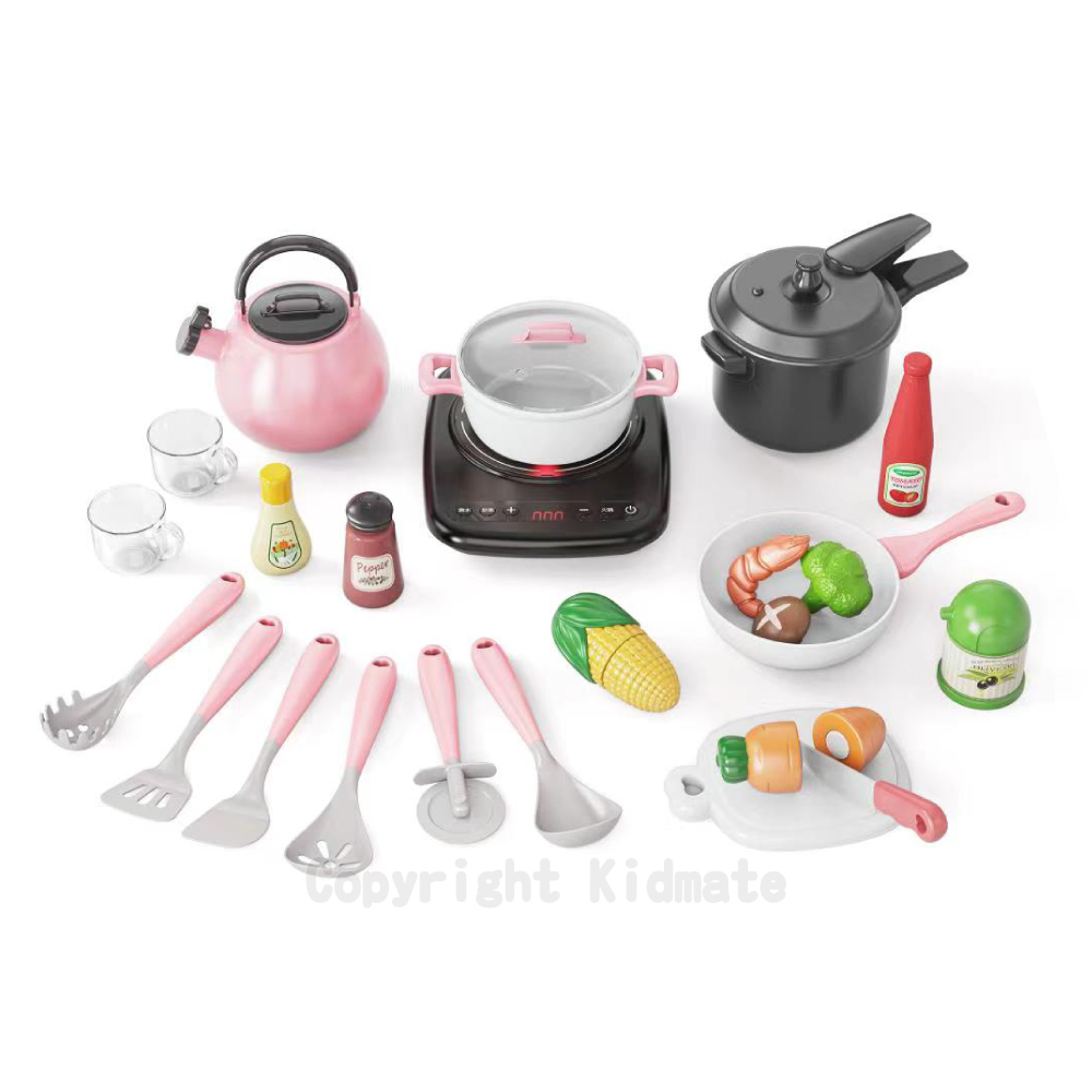 《 KIDMATE 》 麗多仿真燈光廚具組