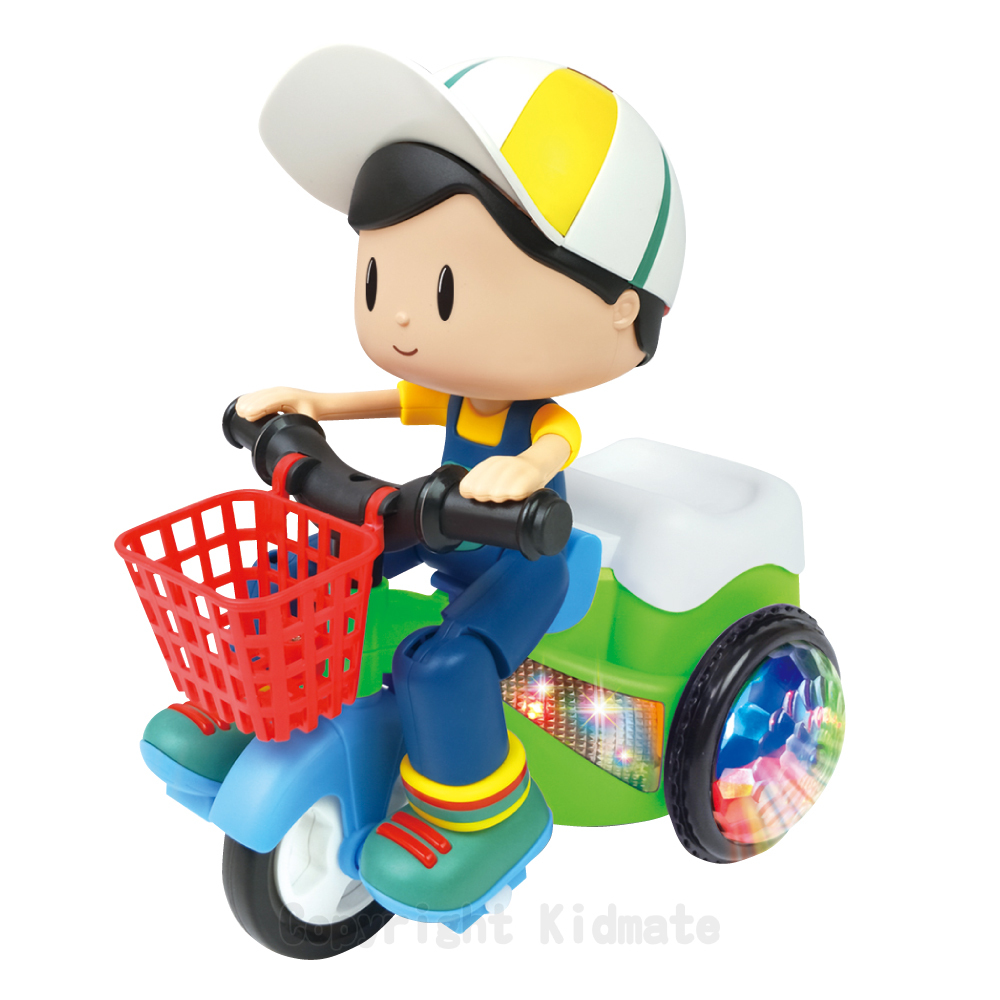 《 KIDMATE 》 晶彩三輪車男孩