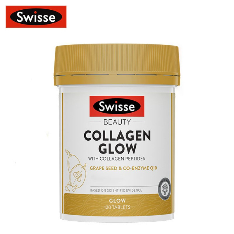 Swisse - Collagen Glow 膠原蛋白肽亮膚營養片 120片