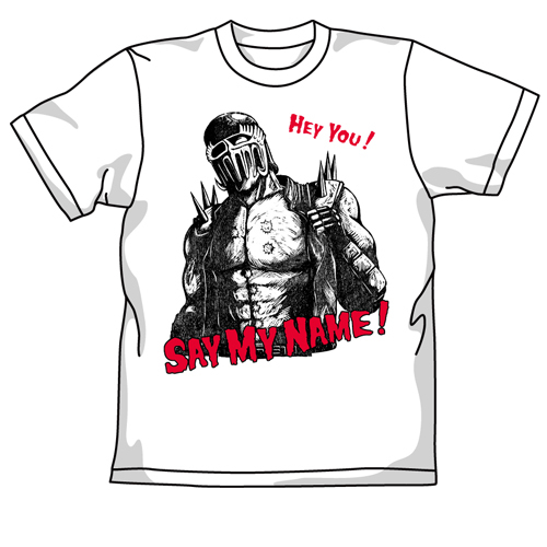Cospa 0519 SAY MY NAME!Tシャツ [北斗の拳]WHITE