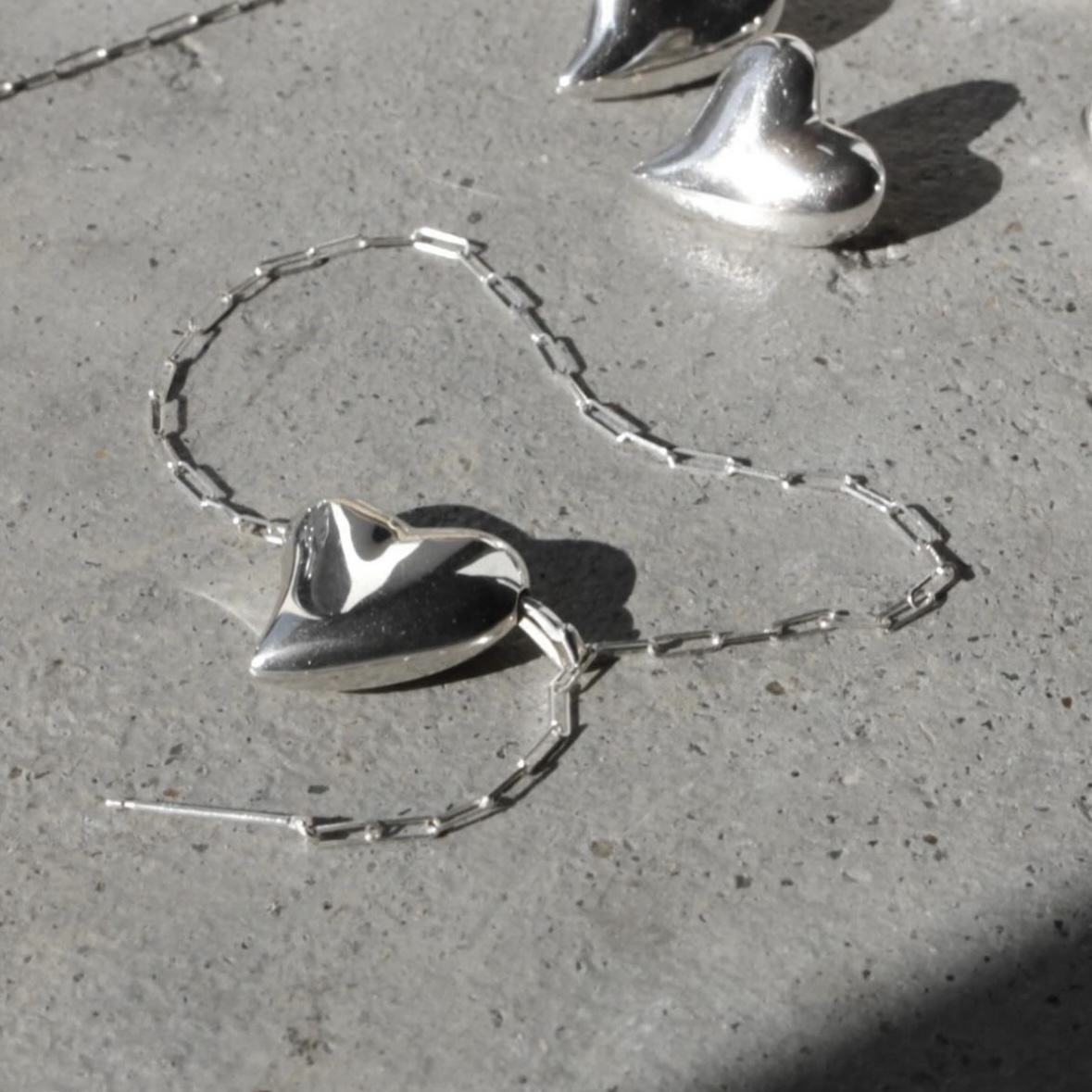 Soierie 愛心手鍊 (純銀925材質)