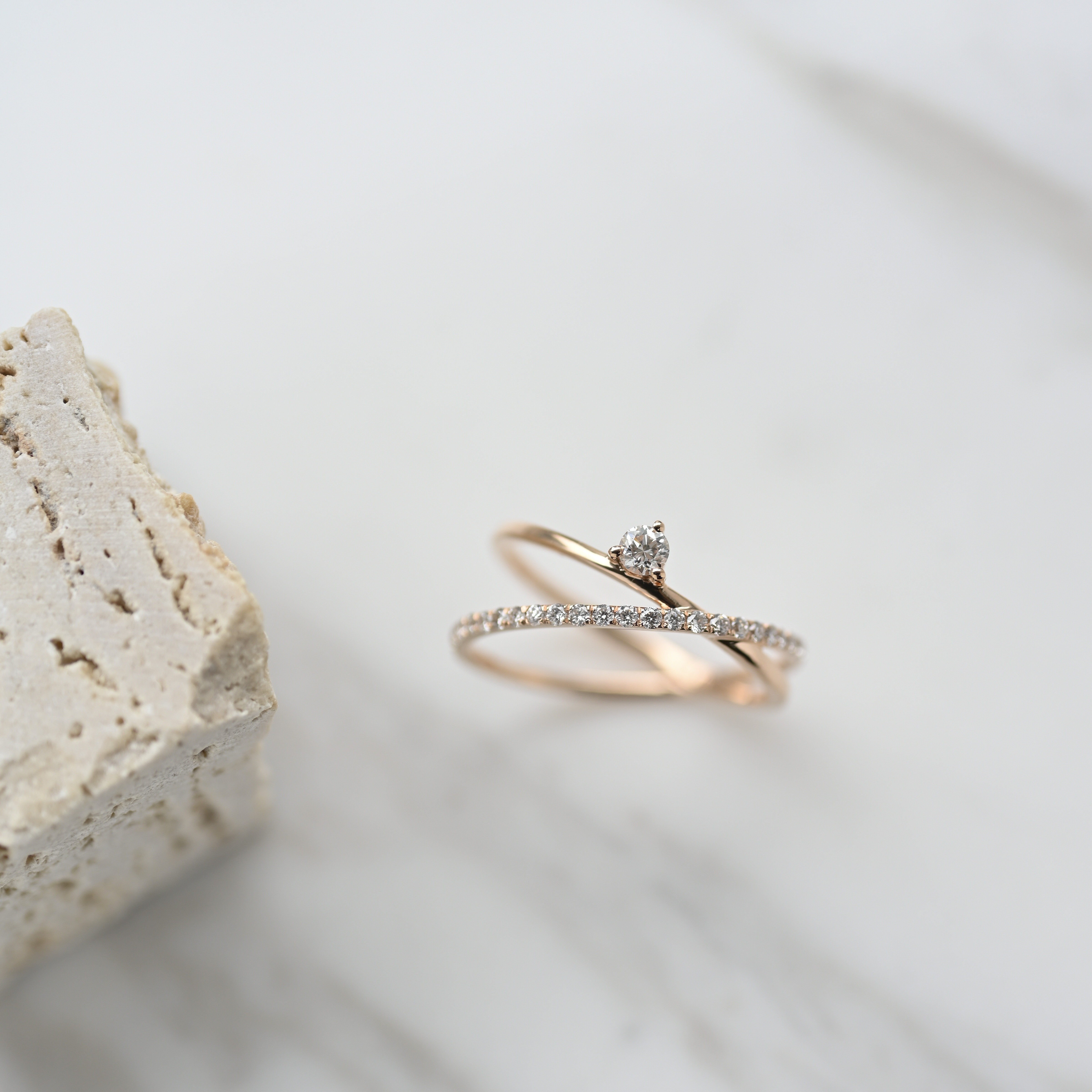 18K Cruz Diamond Ring