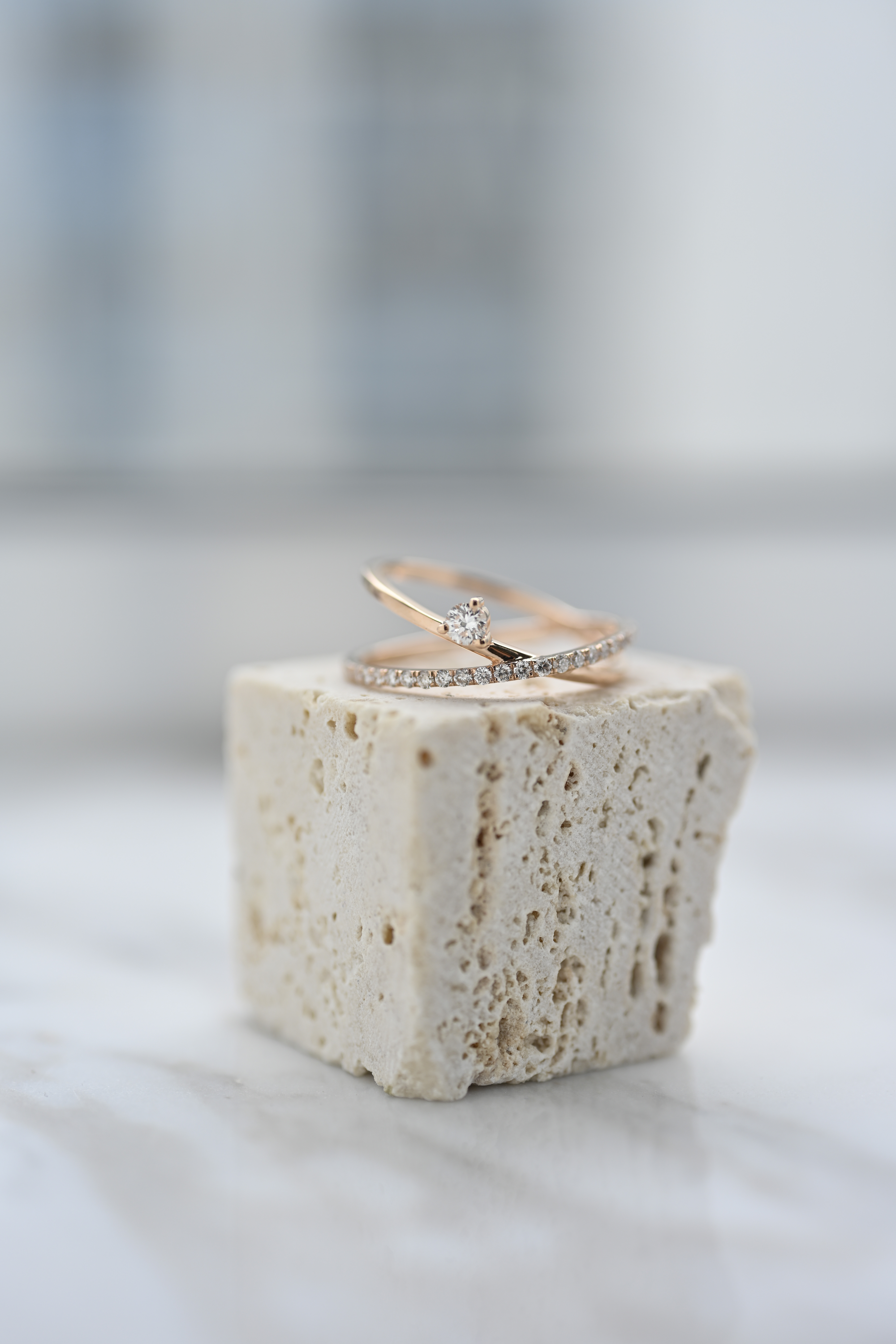 18K Cruz Diamond Ring