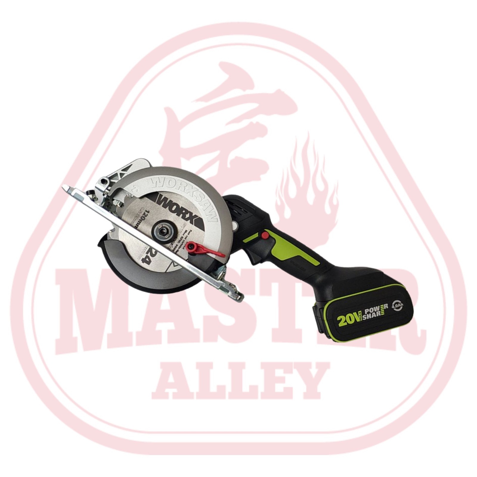 WORX威克士 WU533  20v無刷電圓鋸(可斜鋸) 綠色機 533