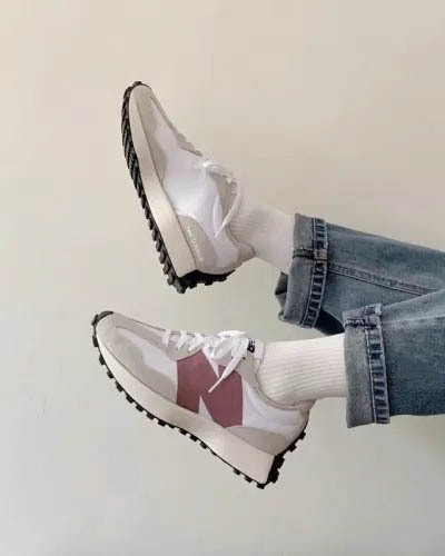 KTQ STORE ‧ NEW BALANCE 327 玫瑰粉白粉 WS327CD