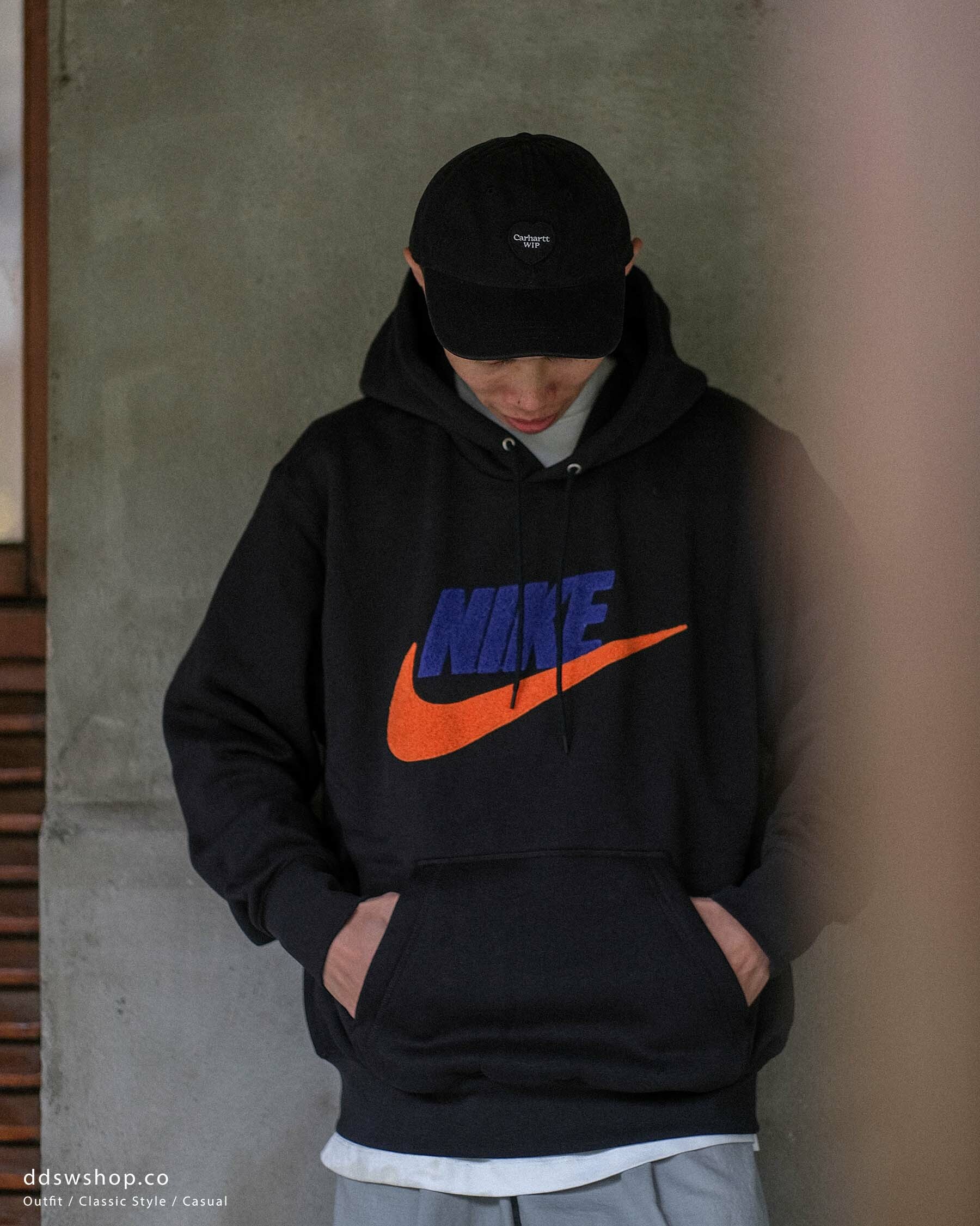 Nike NSW Hoodie 帽踢 植絨Logo 三色 FN3105