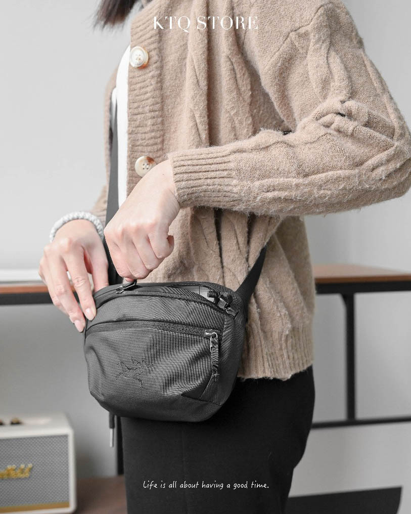 KTQ STORE ‧  ARCTERYX 始祖鳥 Mantis 功能腰包 斜背包 黑