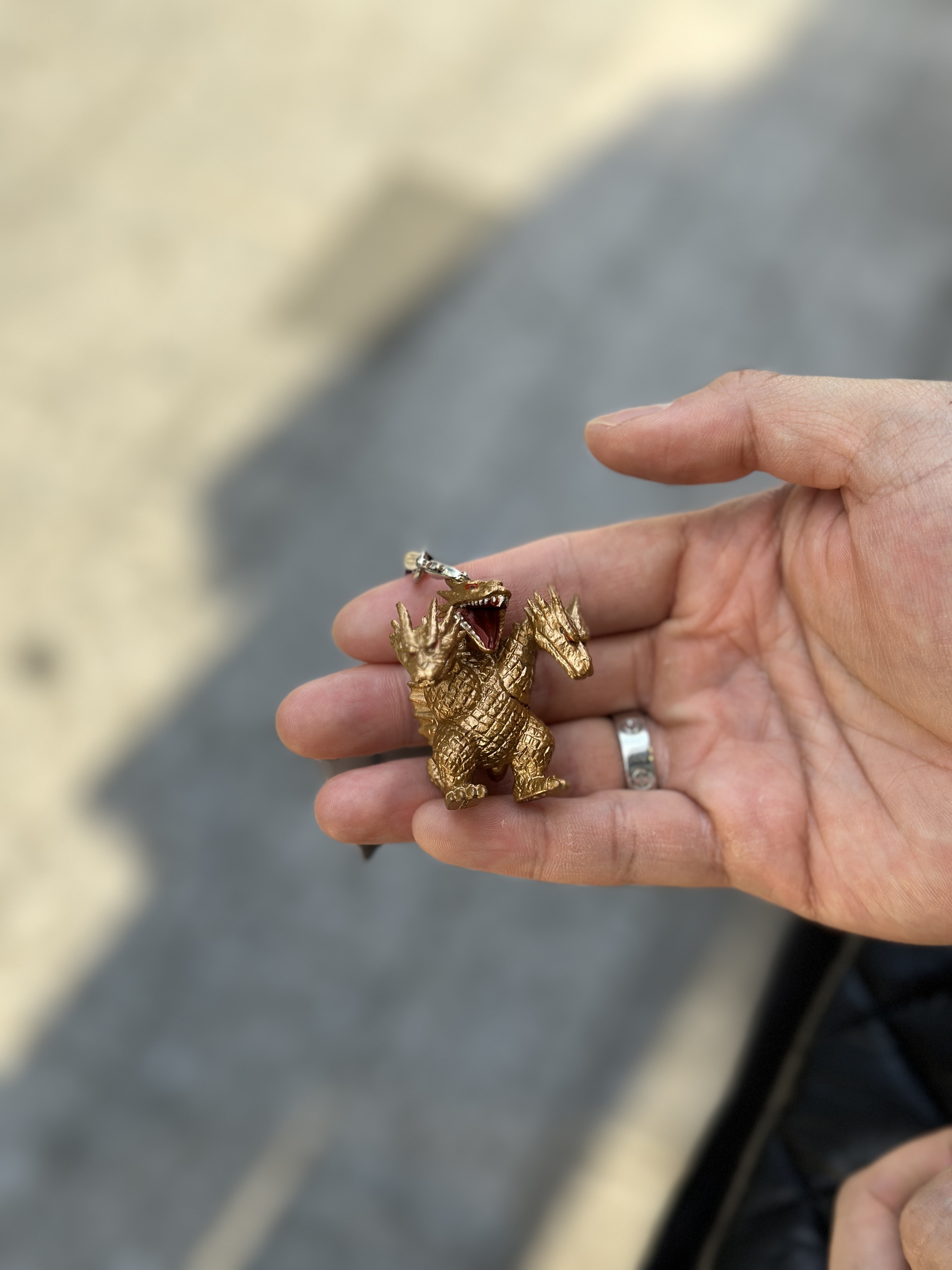 【現貨】哥吉拉 鑰匙圈 【招福龍】 龍年必備！