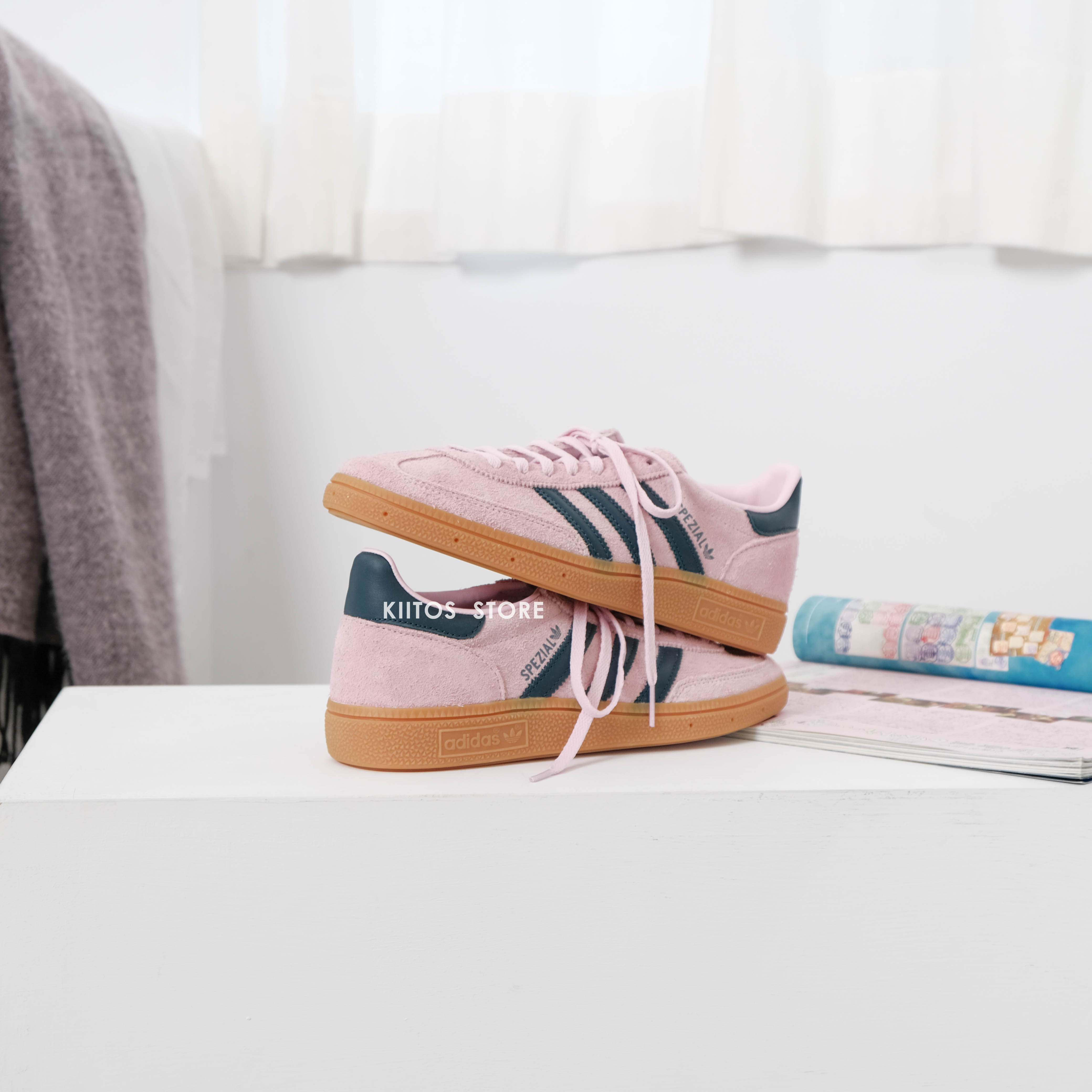 Adidas Originals Handball Spezial 粉色 膠底 IF6561