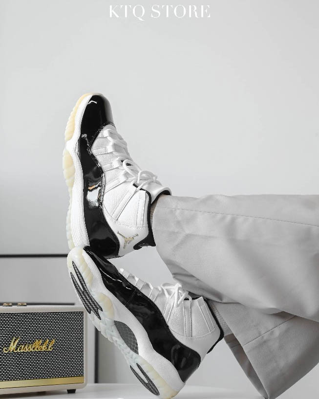 KTQ STORE ‧   Air Jordan 11"Gratitude" 黑白金 378038-170 女鞋