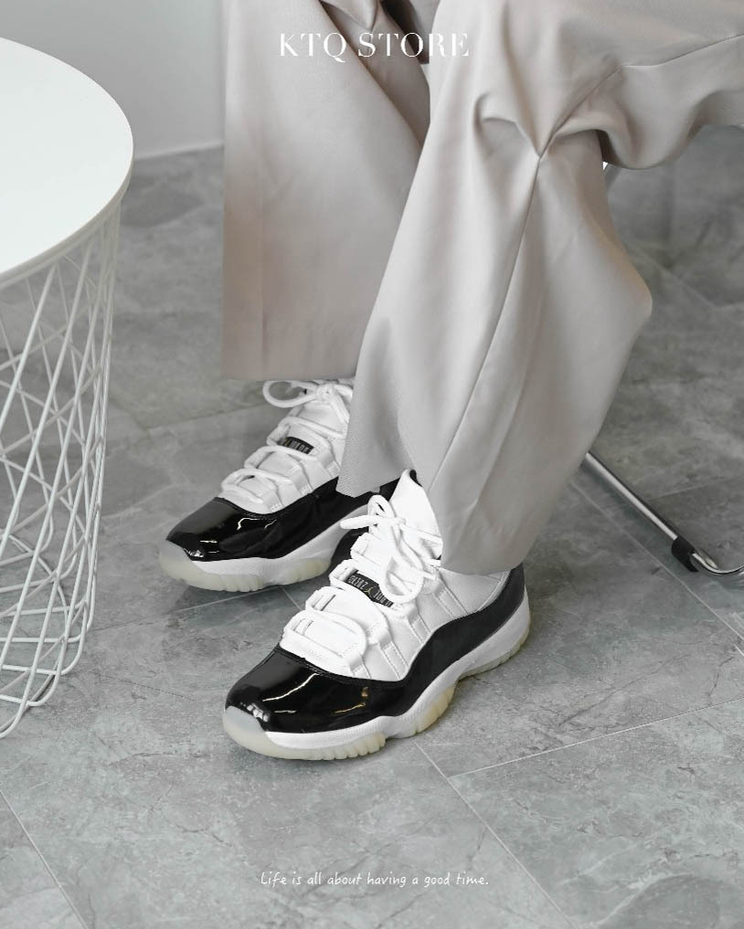 KTQ STORE ‧   Air Jordan 11"Gratitude" 黑白金 378038-170 女鞋