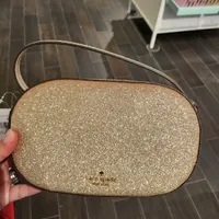 [S] KATE SPADE KE459 GLIMMER GLITTER MIXED MATERIAL,GOLD, 196021370779 (SKS933)