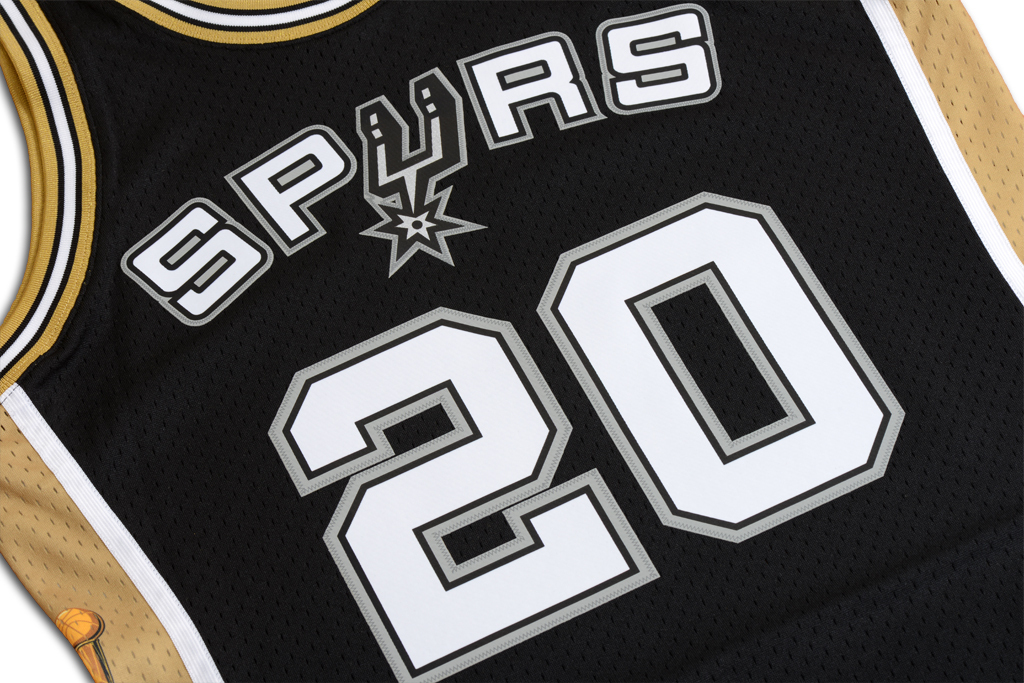 Mitchell & Ness 聖安東尼奧馬刺隊 Manu Ginobili 退役紀念 Swingman 球衣
