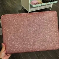 [S] KATE SPADE KE455 GLIMMER GLITTER MIXED MATERIAL,MITTEN PINK, 196021372186 (SKS937)