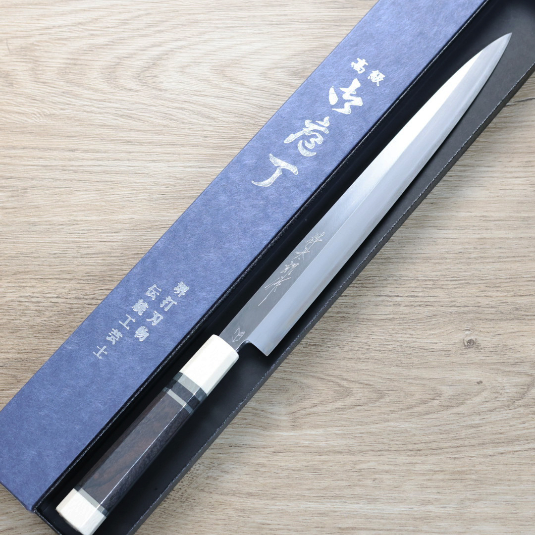 野村祥太郎 柳刃 300mm 銀三鋼 本鍛鍊