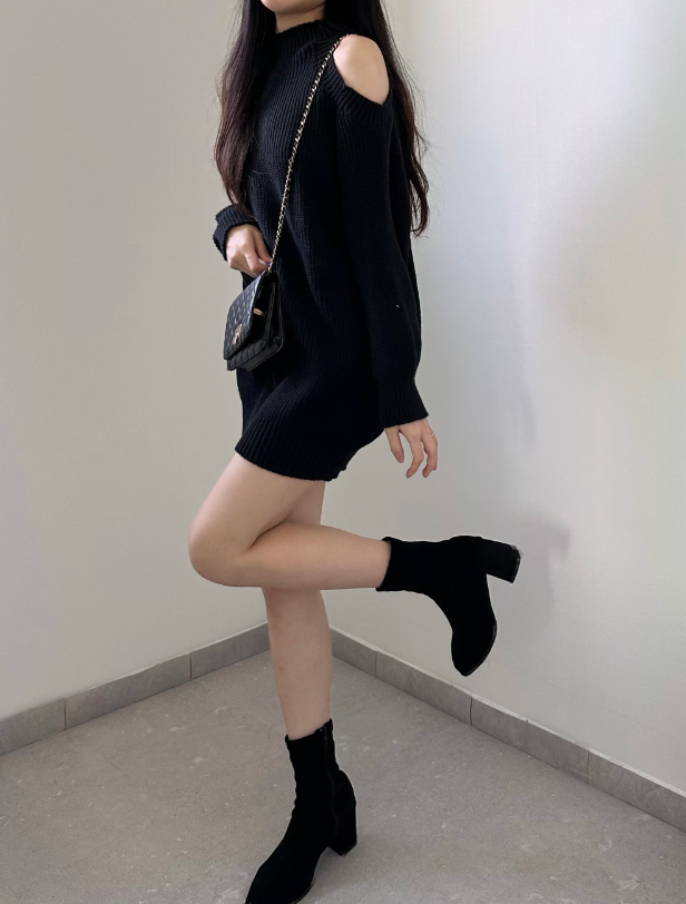 針織連身裙