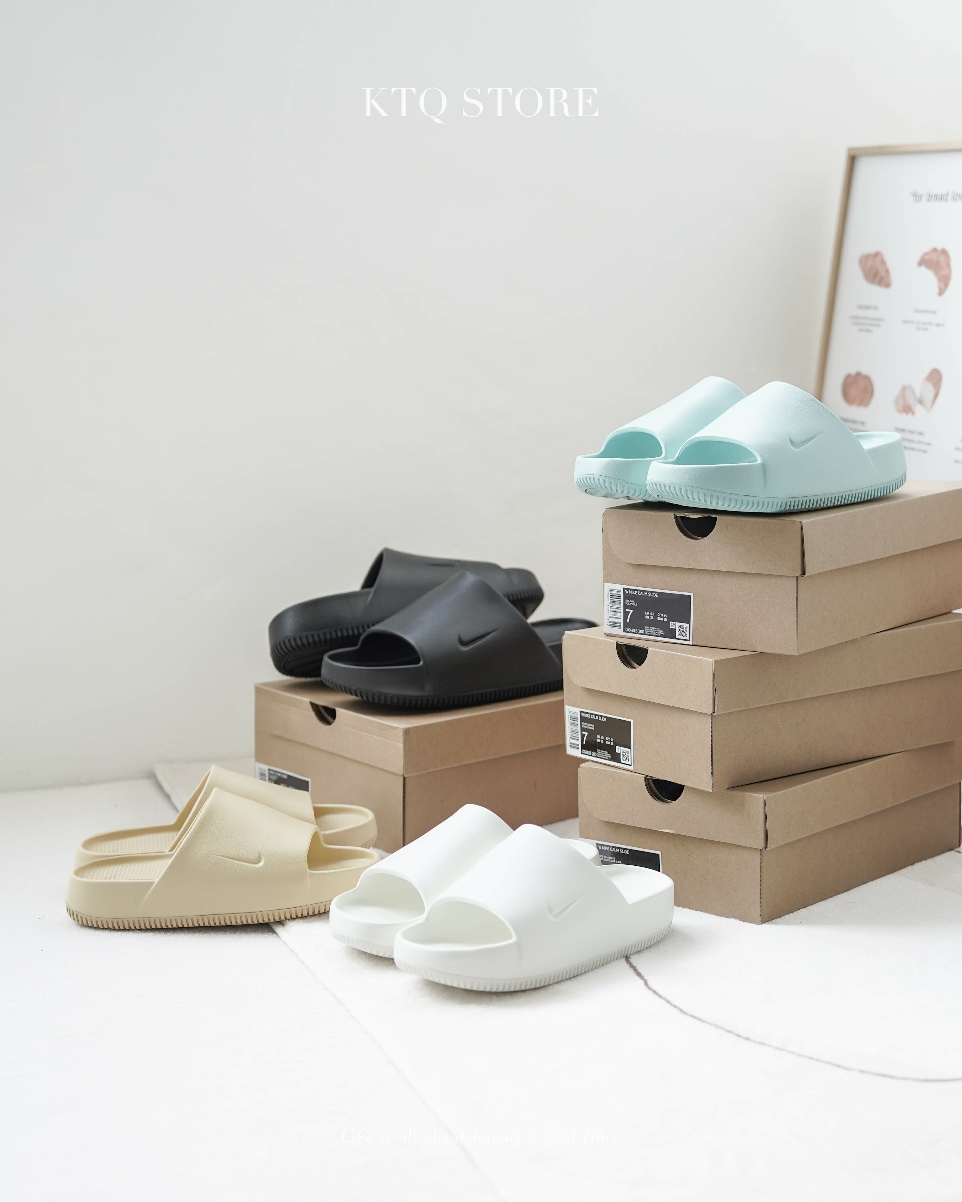 KTQ STORE ‧ Nike Calm Slide 黑 FD4116-001