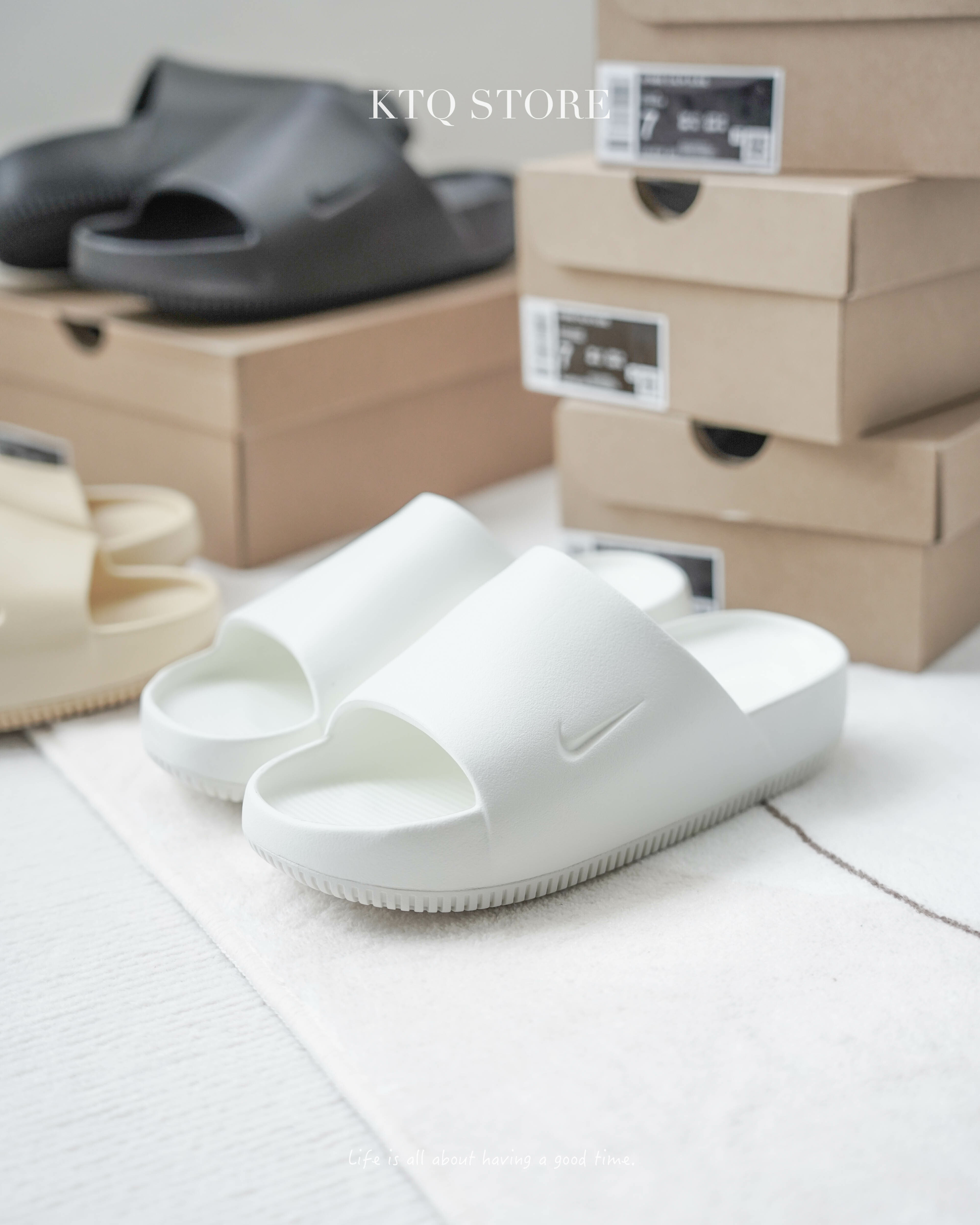 KTQ STORE ‧ Nike Calm Slide 白 FD4116-100