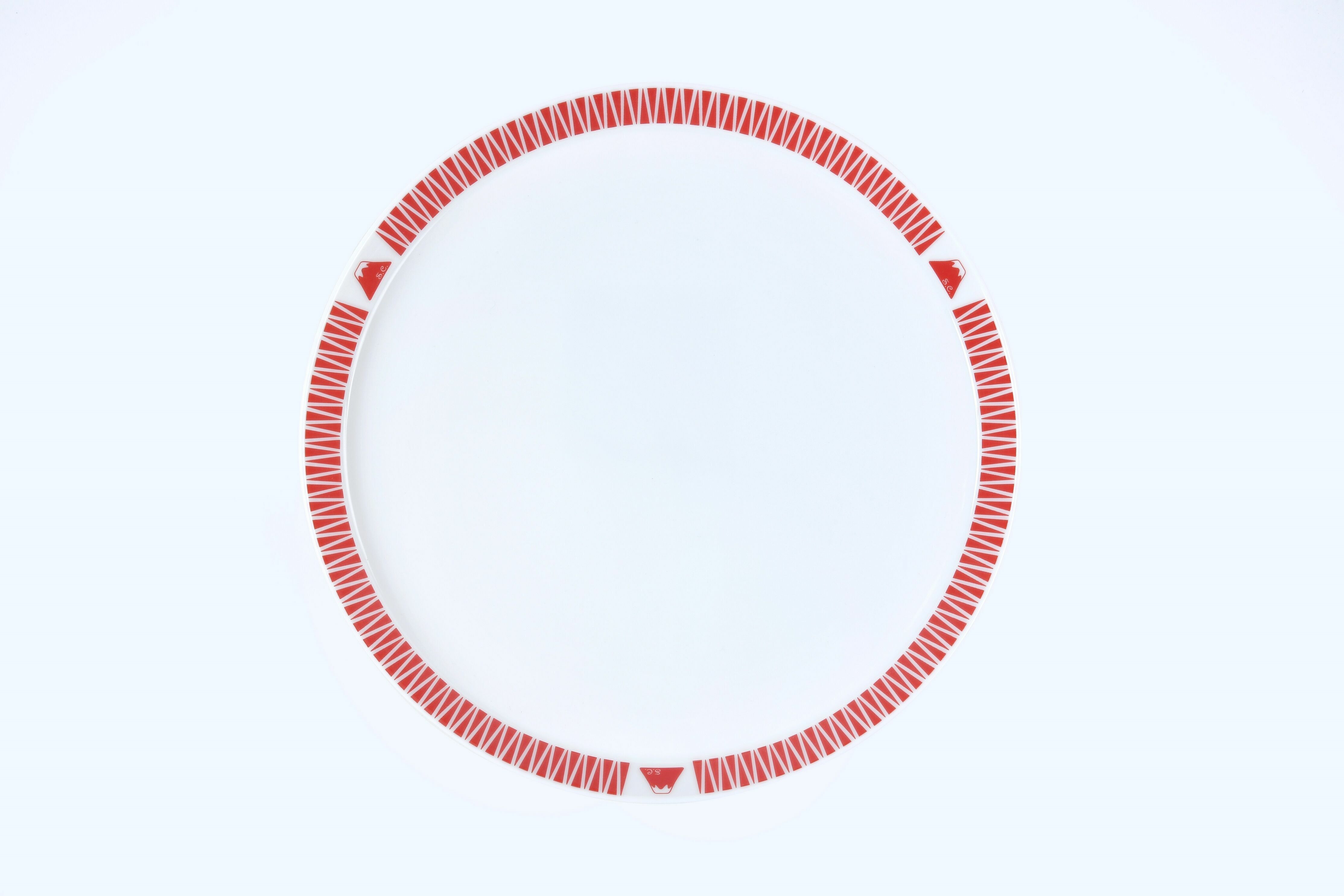 SWEETS CRAFT 日本富士山系列多用途餐盤 (大) 紅色