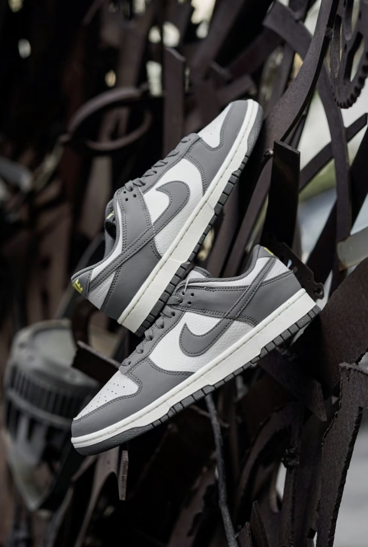 Nike Dunk Low 迷霧灰白 深灰 灰白 皮革 男女款 FZ4621-001/預購