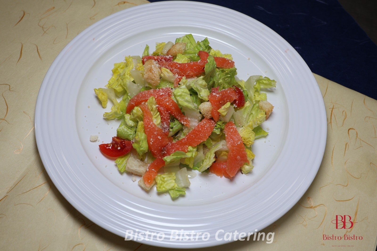 煙三文魚凱撒沙律