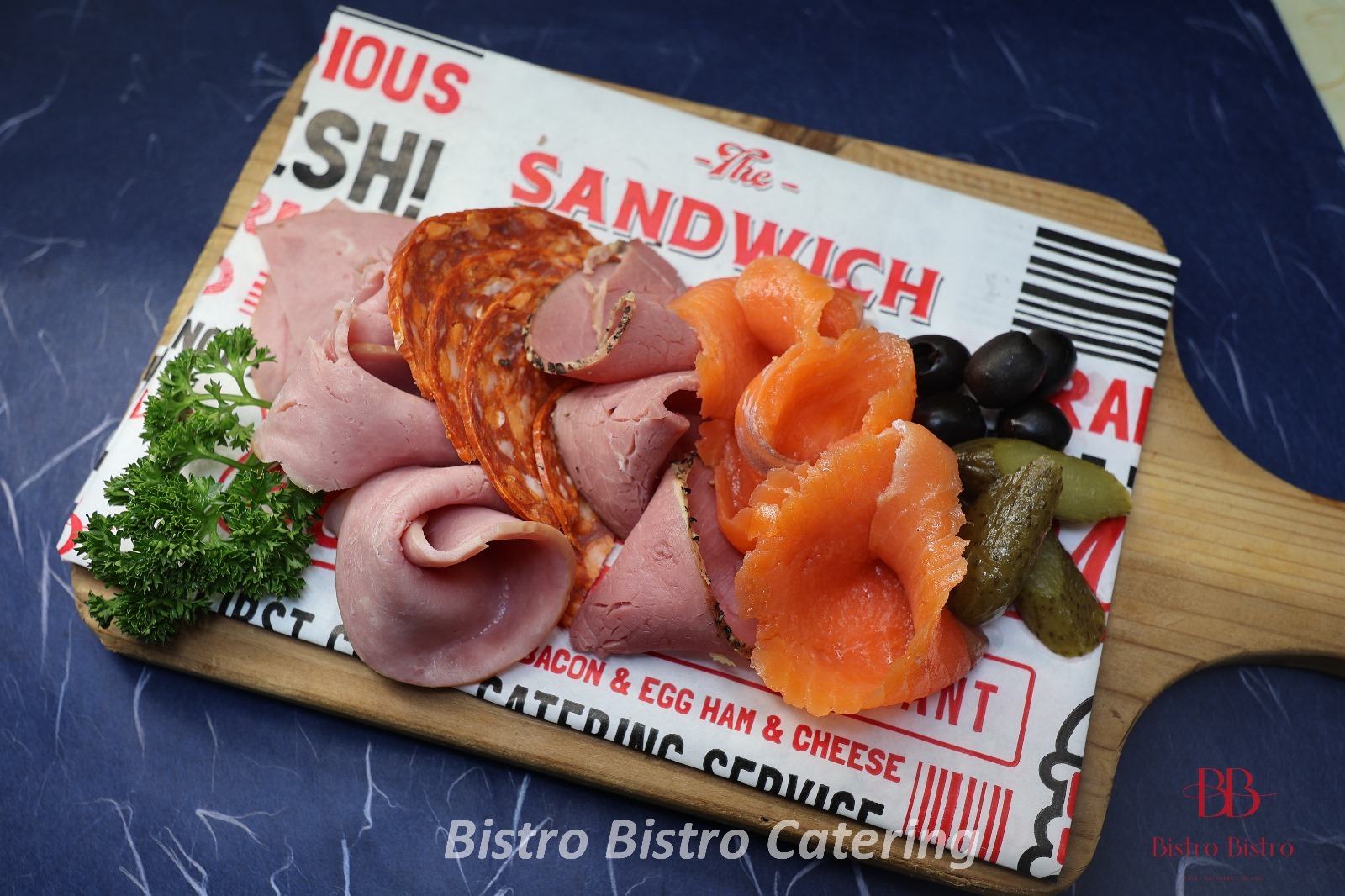 凍肉拼盤 (煙三文魚, 煙火腿, 燒牛肉, 辣肉腸)（4lbs)