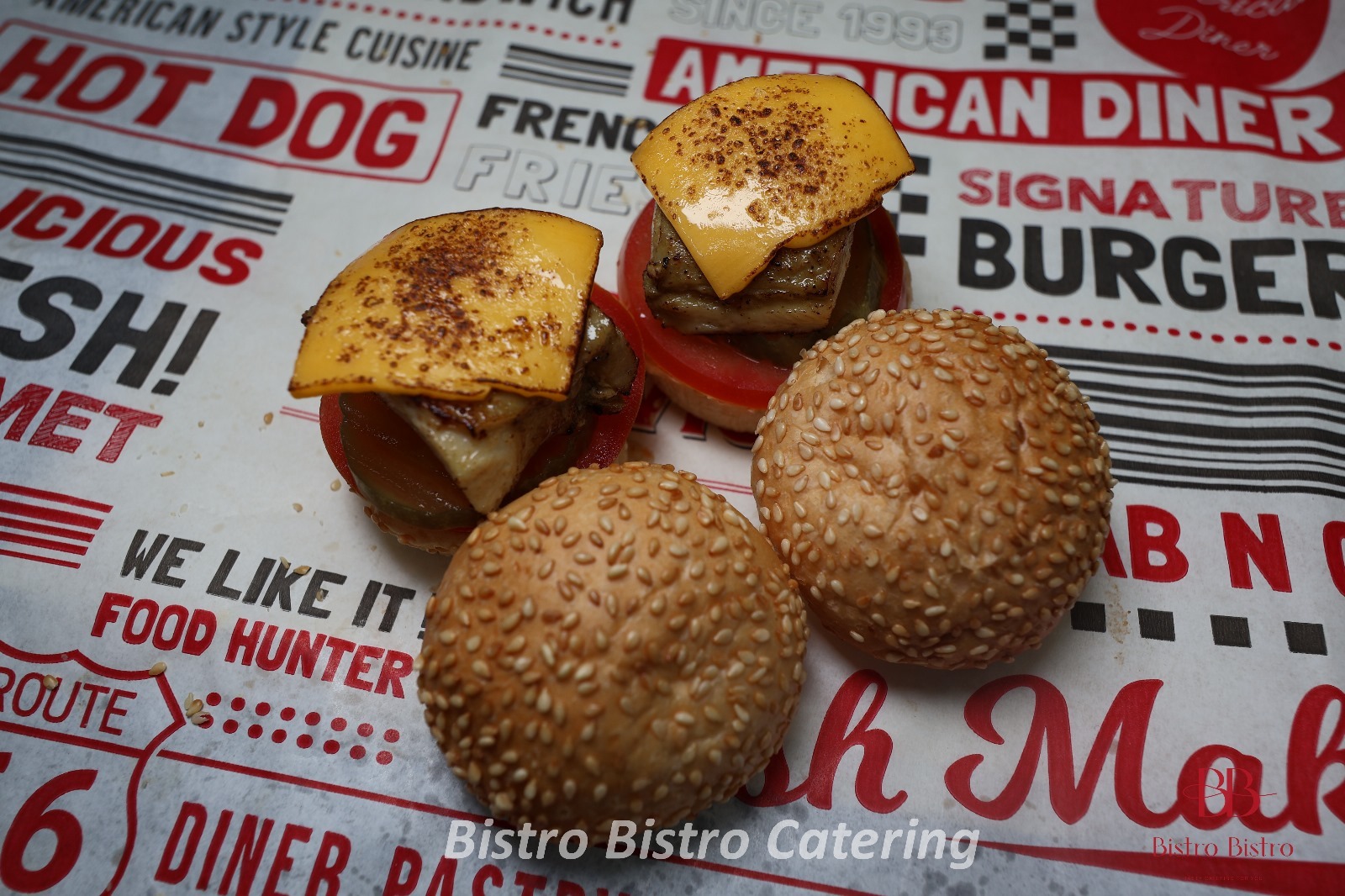 迷你蜜糖芥茉雞肉漢堡（12pcs)