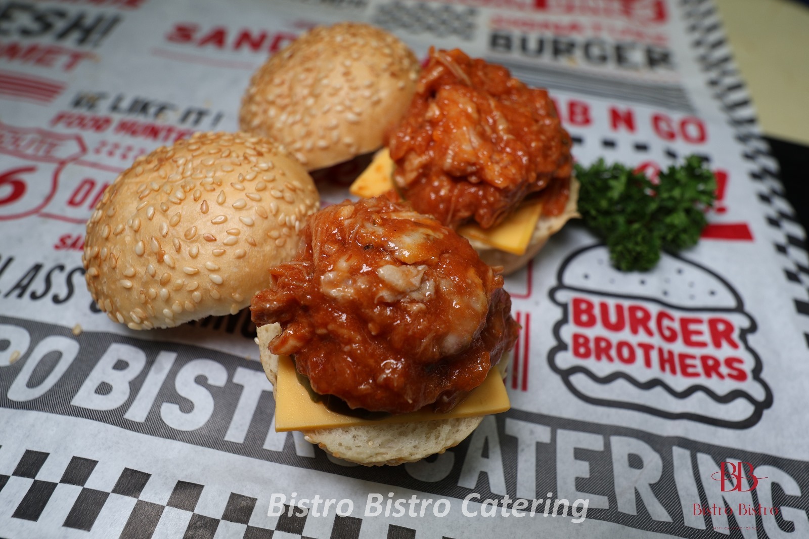 迷你手撕豬肉漢堡（12pcs)