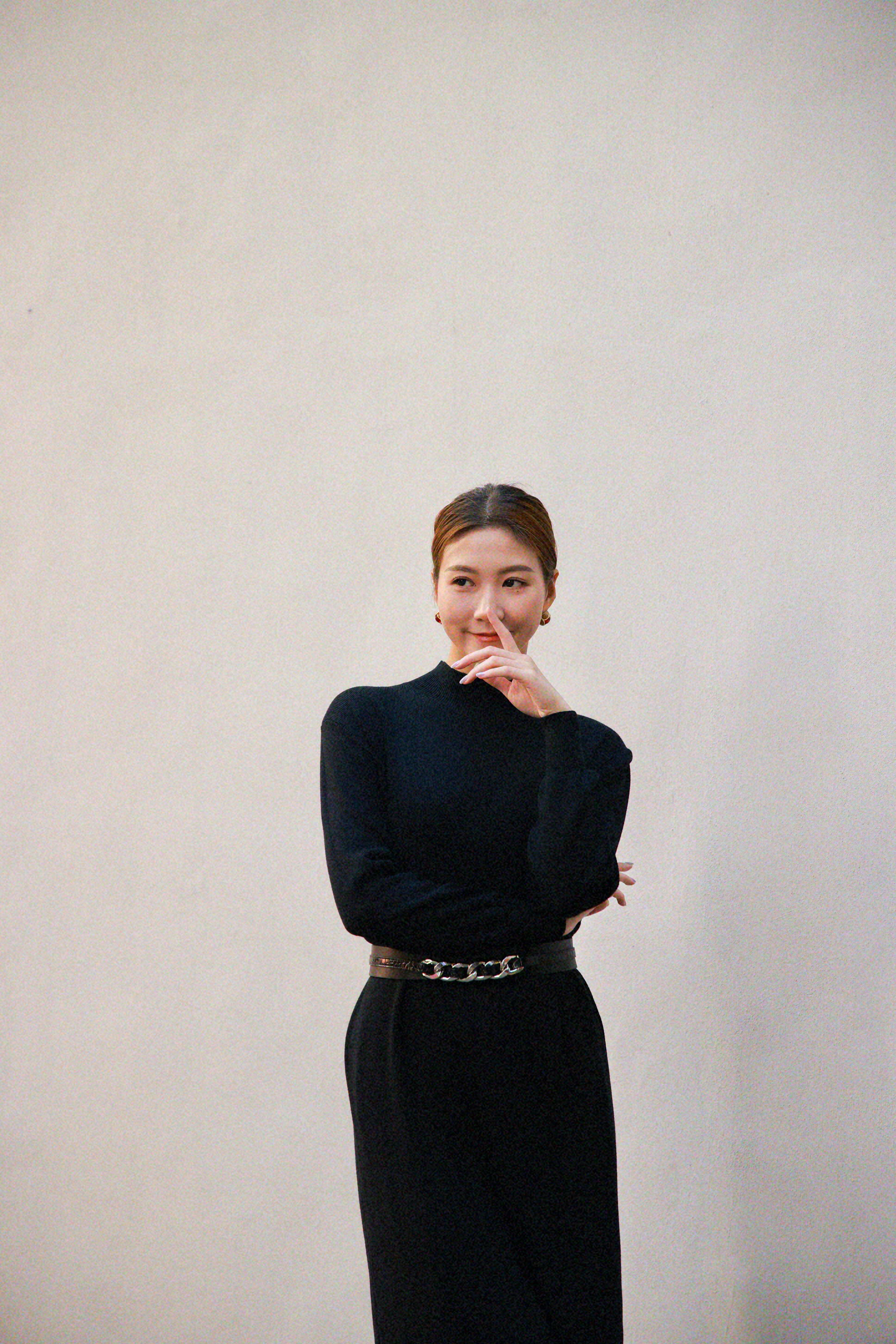 小企領蘇蘇腳針織連身裙（現貨款式）