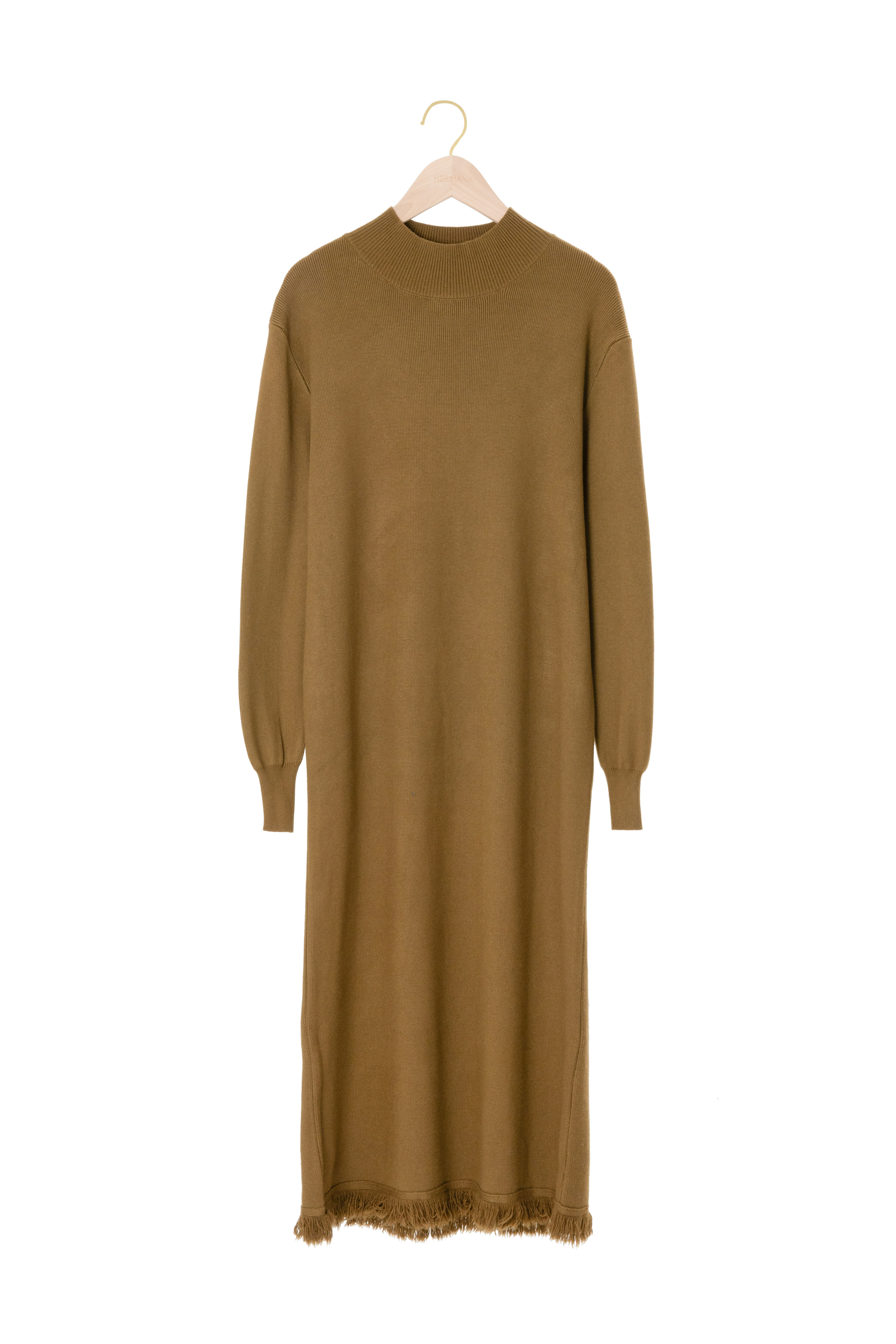 小企領蘇蘇腳針織連身裙（現貨款式）