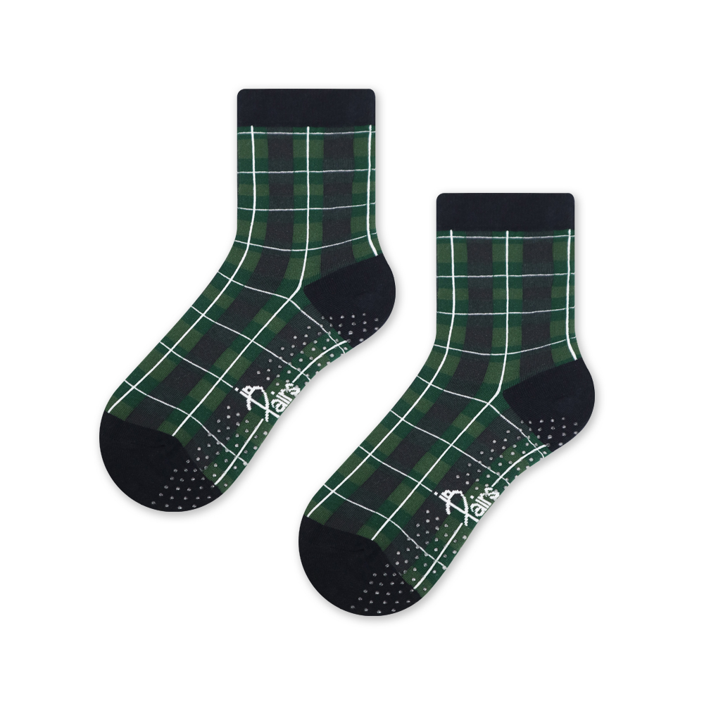 英倫復古格紋｜童襪