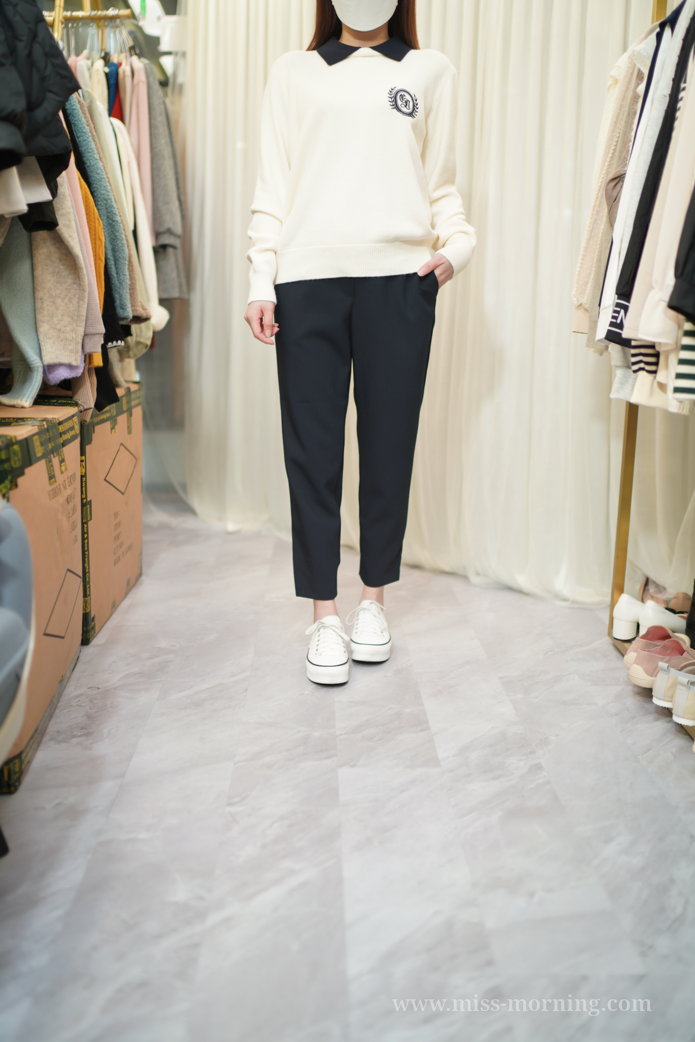 校園風上衣(13689)&高質靚料褲(33687)