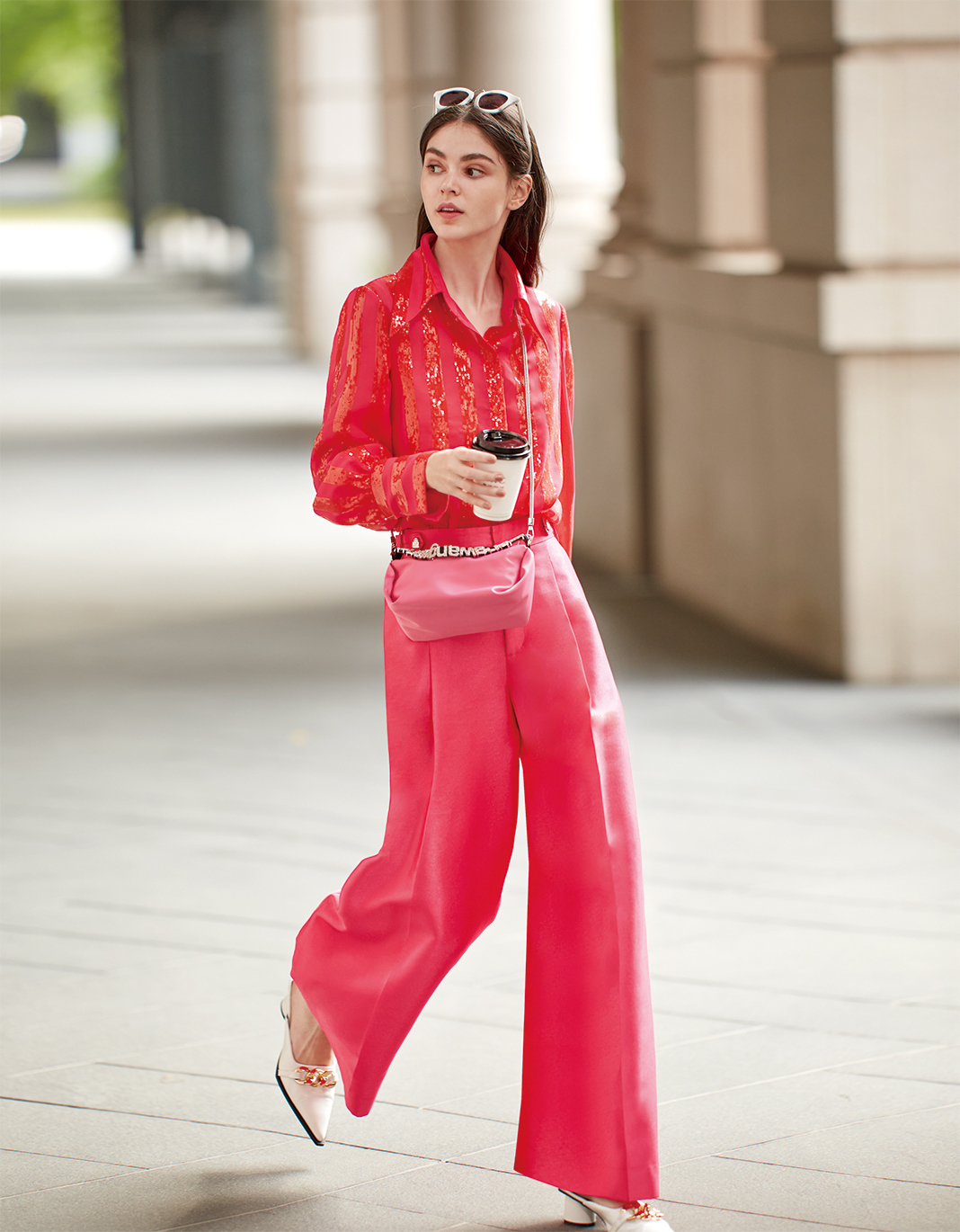 BC15007B1玫瑰山谷塔夫塔大寬褲